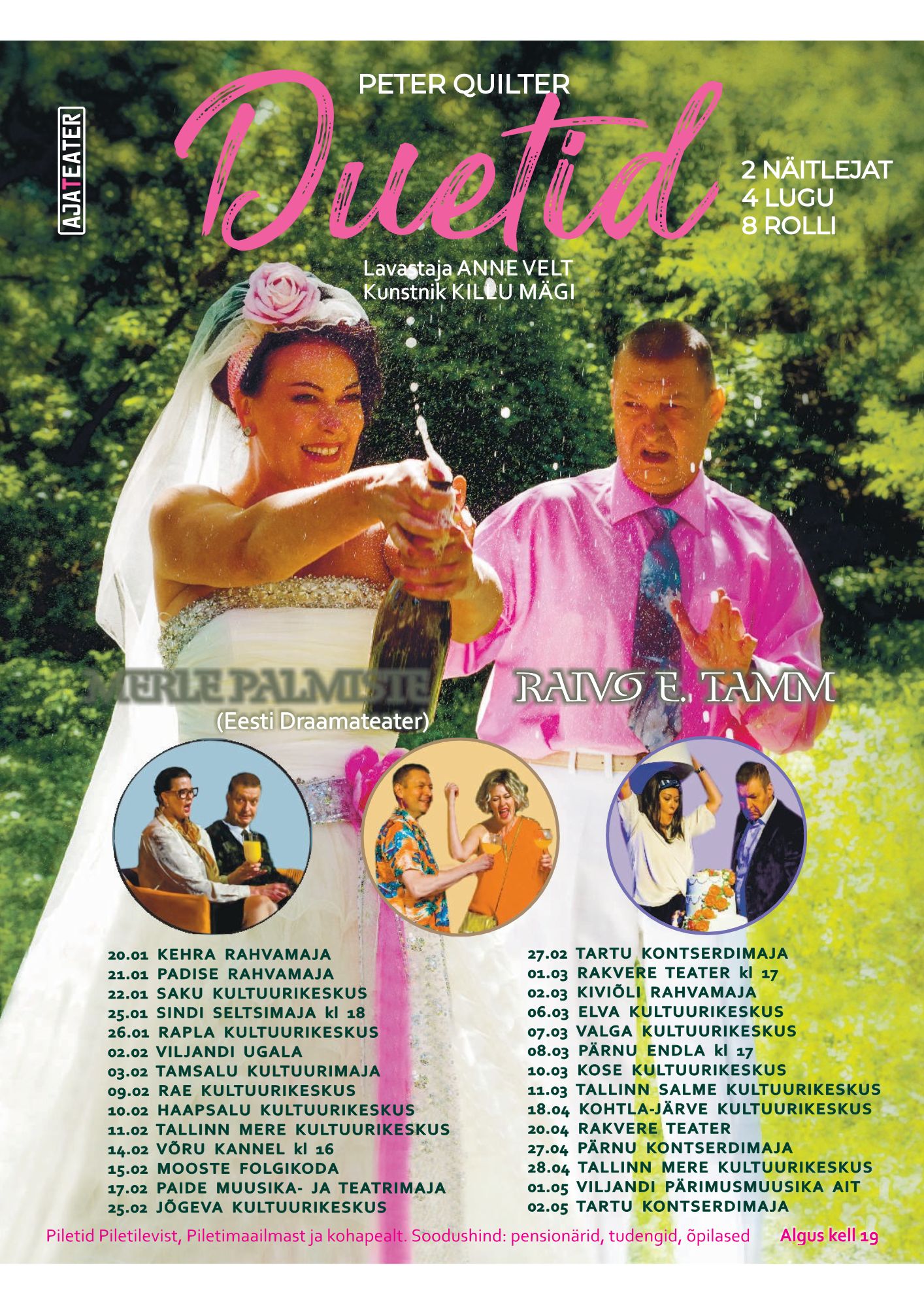 Komöödiateatri etendus “Duetid”