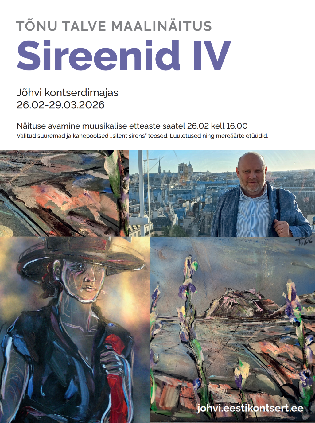 Tõnu Talve maalinäitus „Sireenid IV“