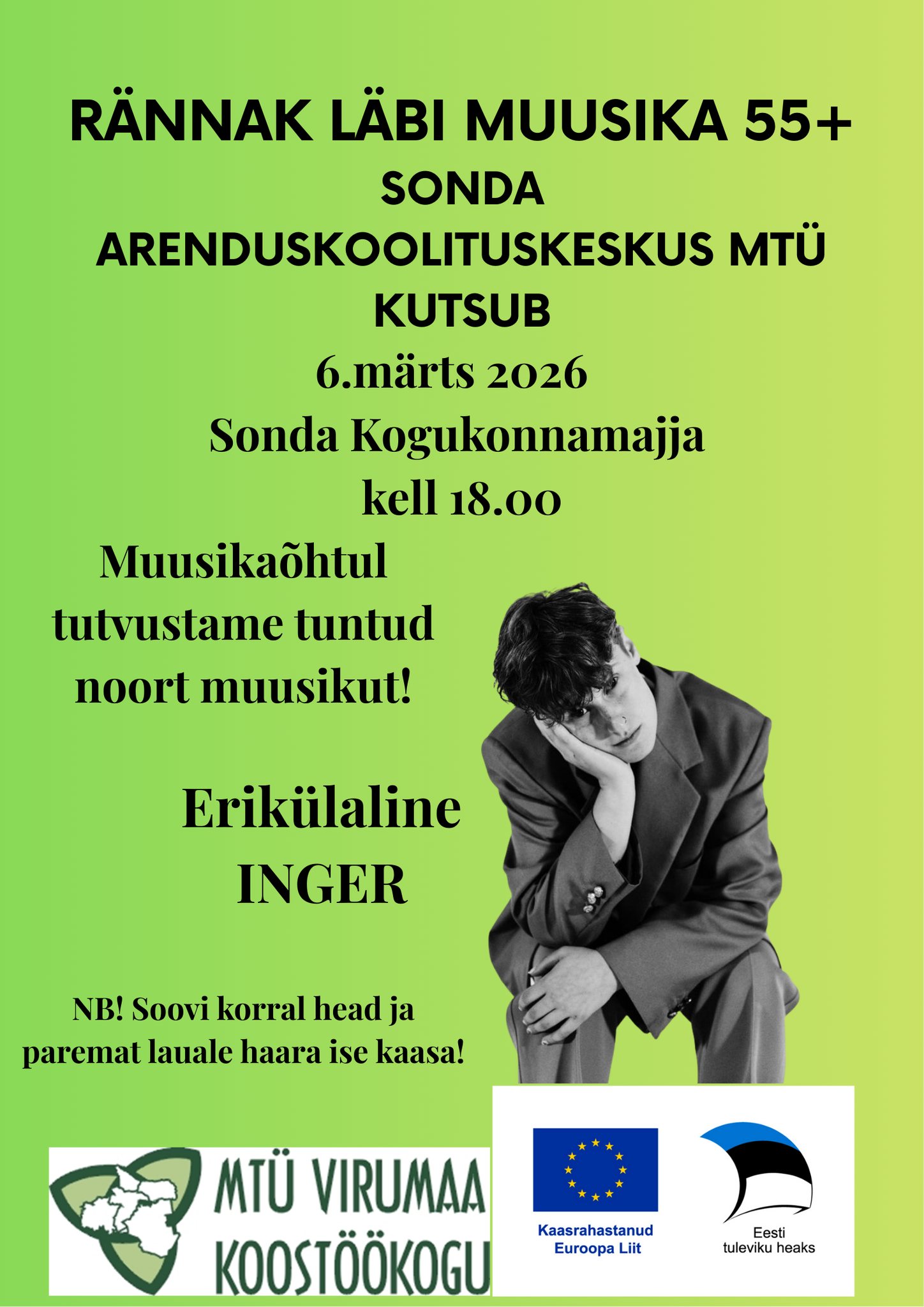 Rännak läbi muusika 55+   INGER