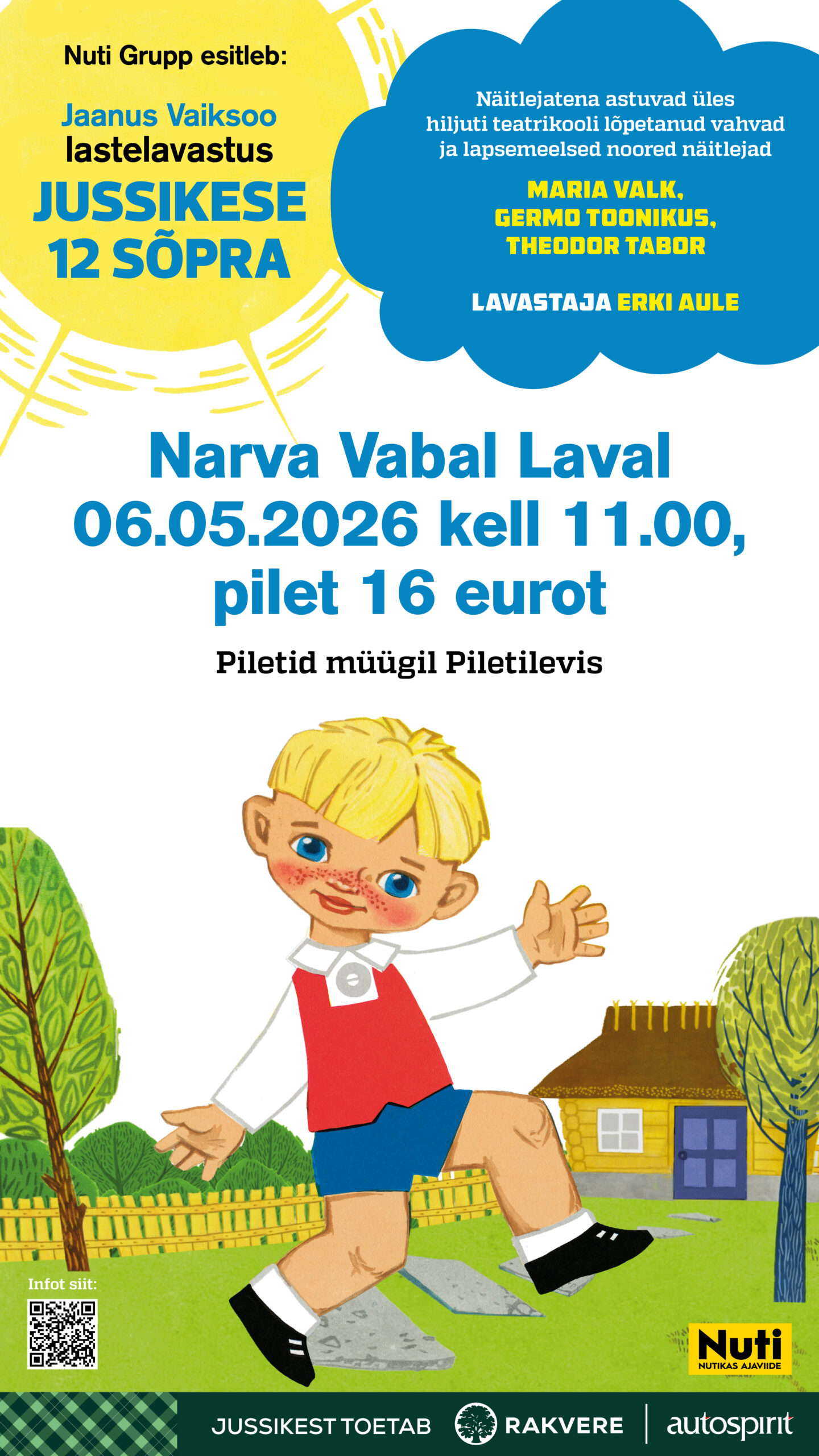 Lasteetendus “Jussikese 12 sõpra”