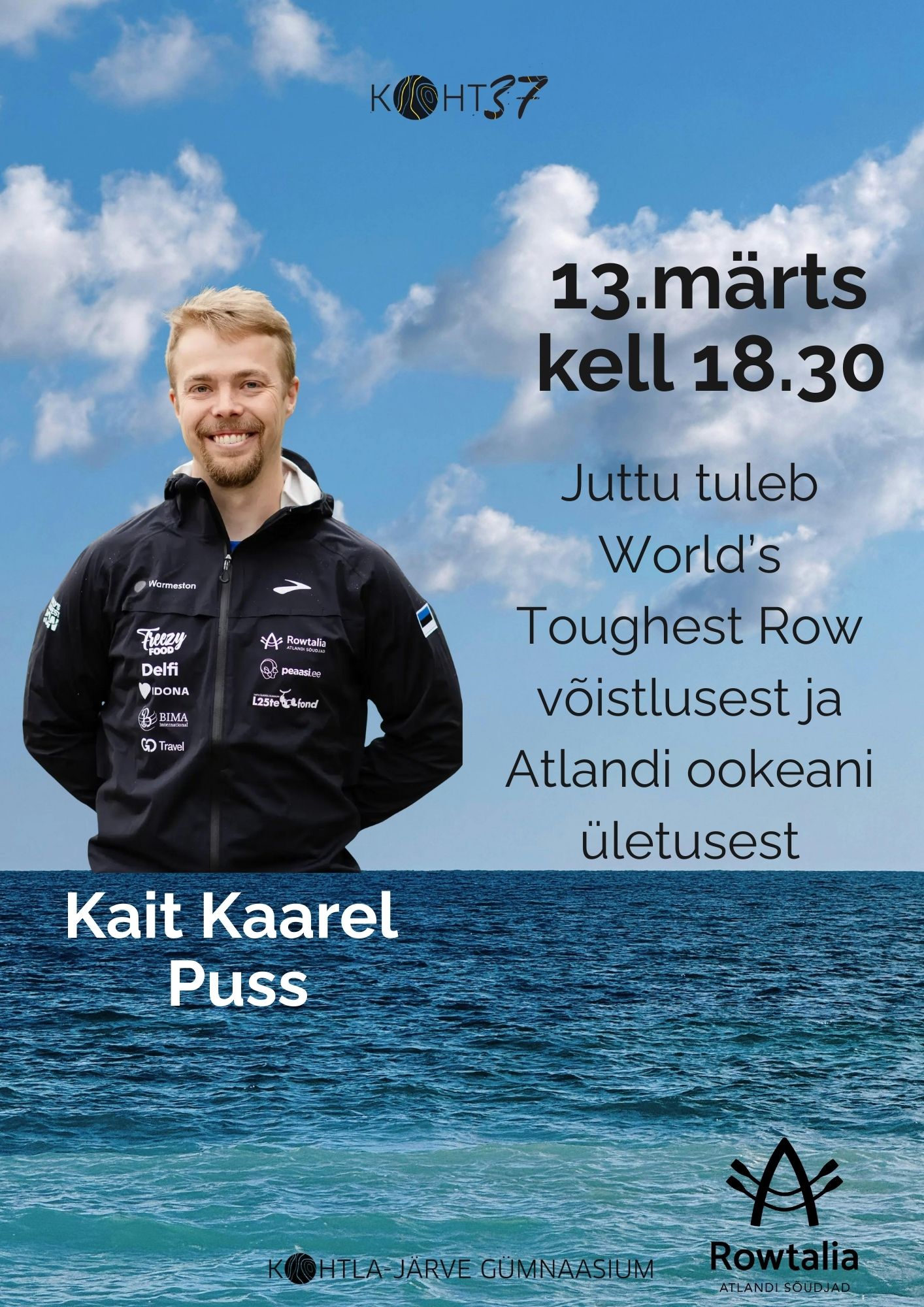 Koht37 vestlusõhtu- külla tuleb Kait Kaarel Puss