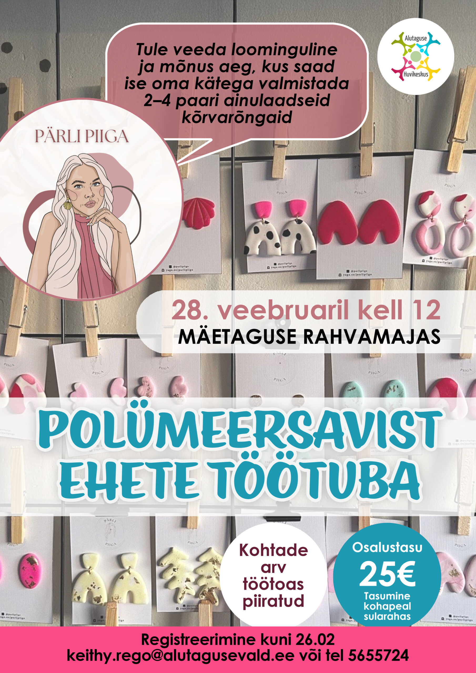 Polümeersavist ehete töötuba