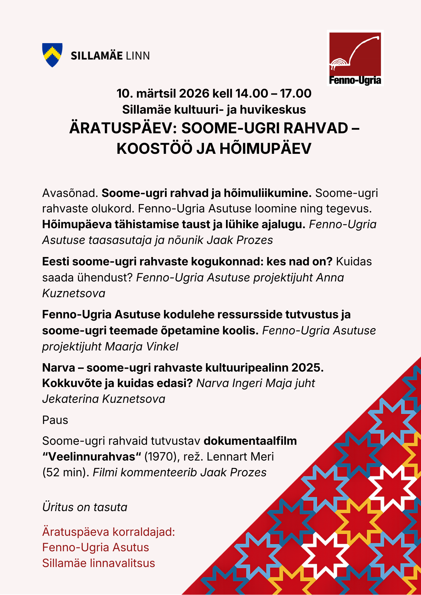 Soome-ugri rahvad – koostöö ja hõimupäev