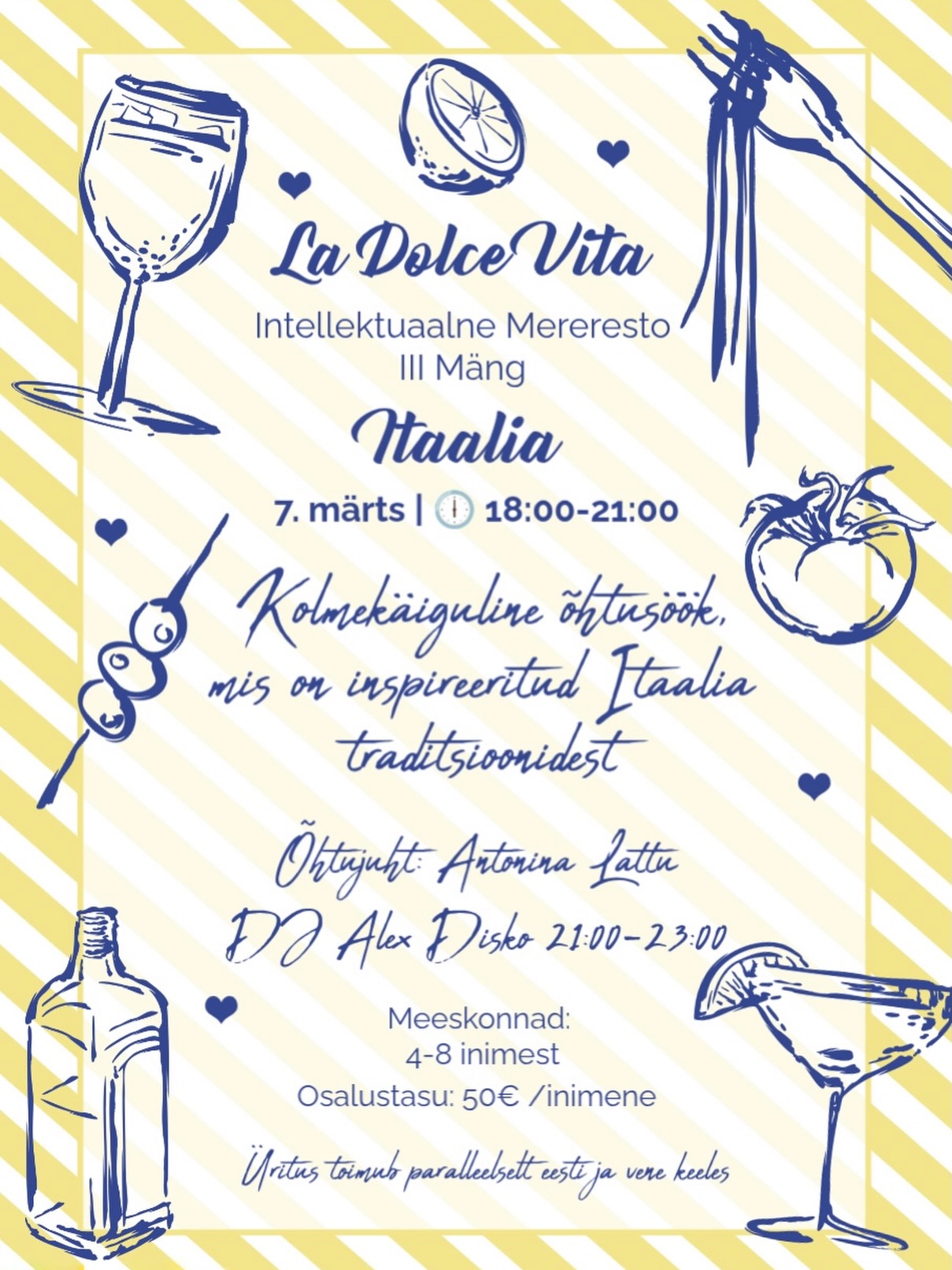 Интеллектуальный опыт в Тойла Меререстос — La Dolce Vita