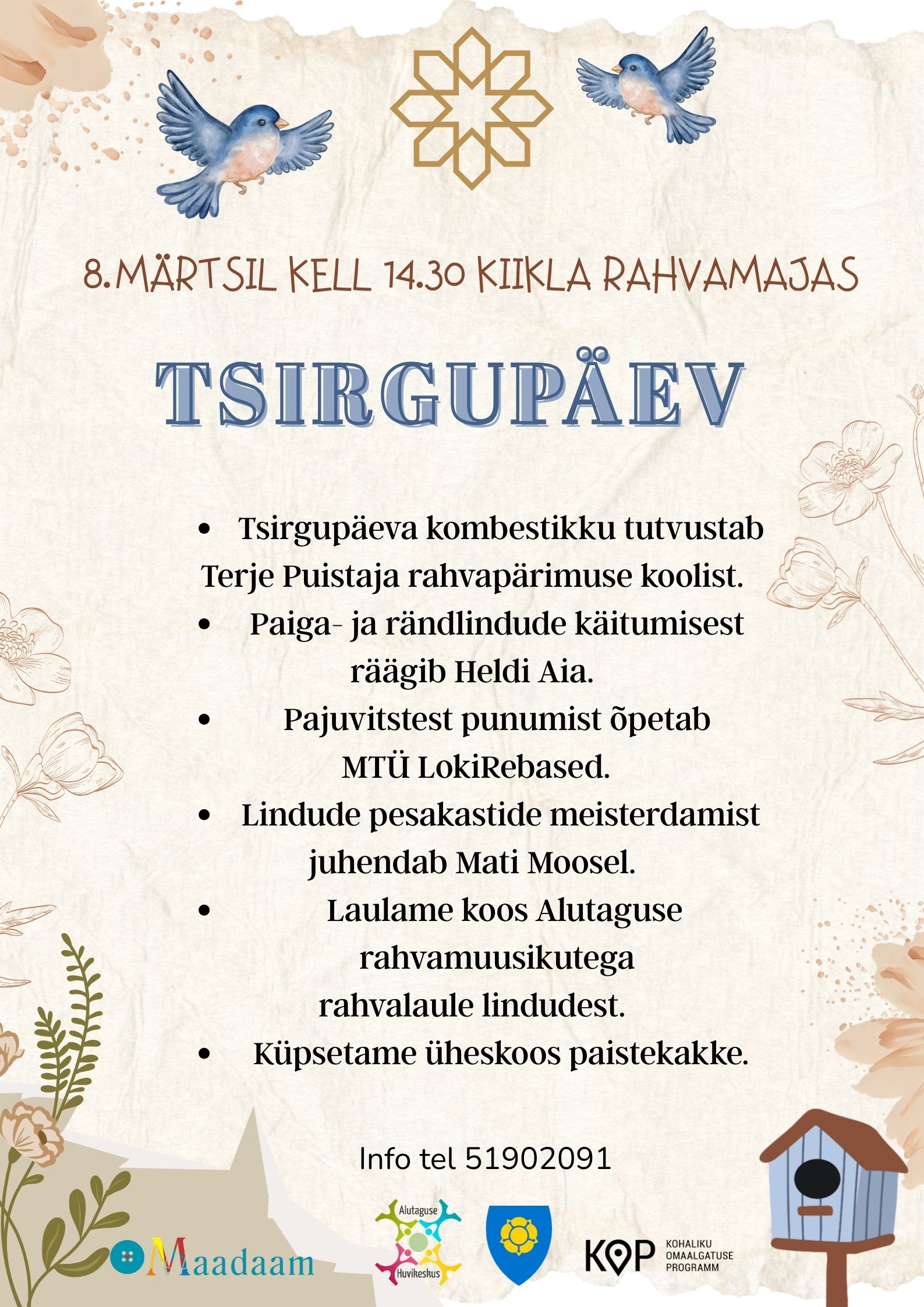 Tsirgupäev – Estonian folk holiday celebrating birds and spring
