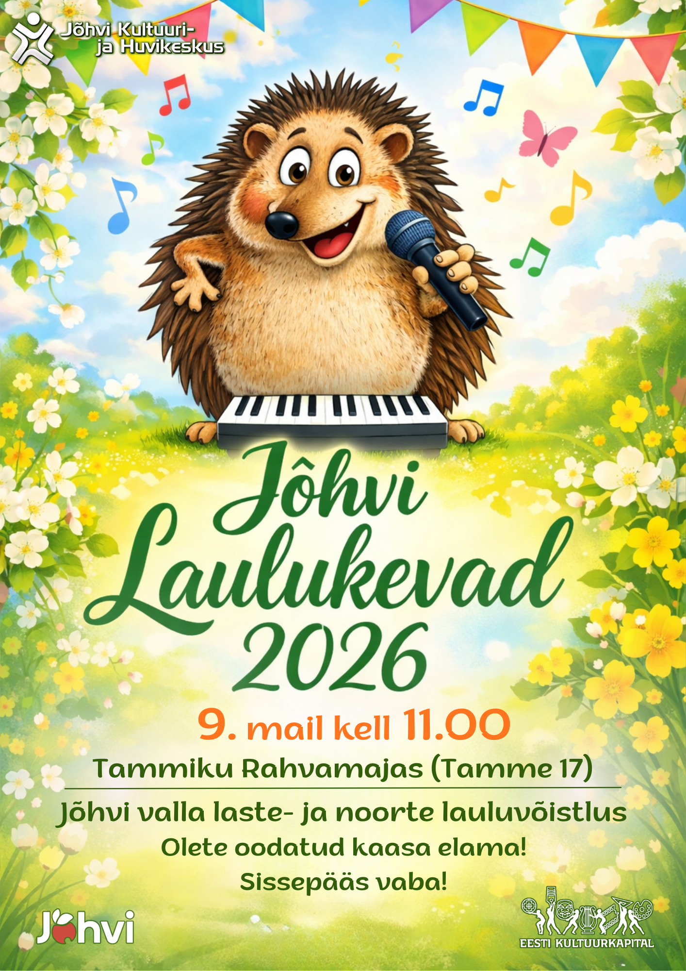 Jõhvi valla laste- ja noorte lauluvõistlus “Jõhvi laulukevad 2026”