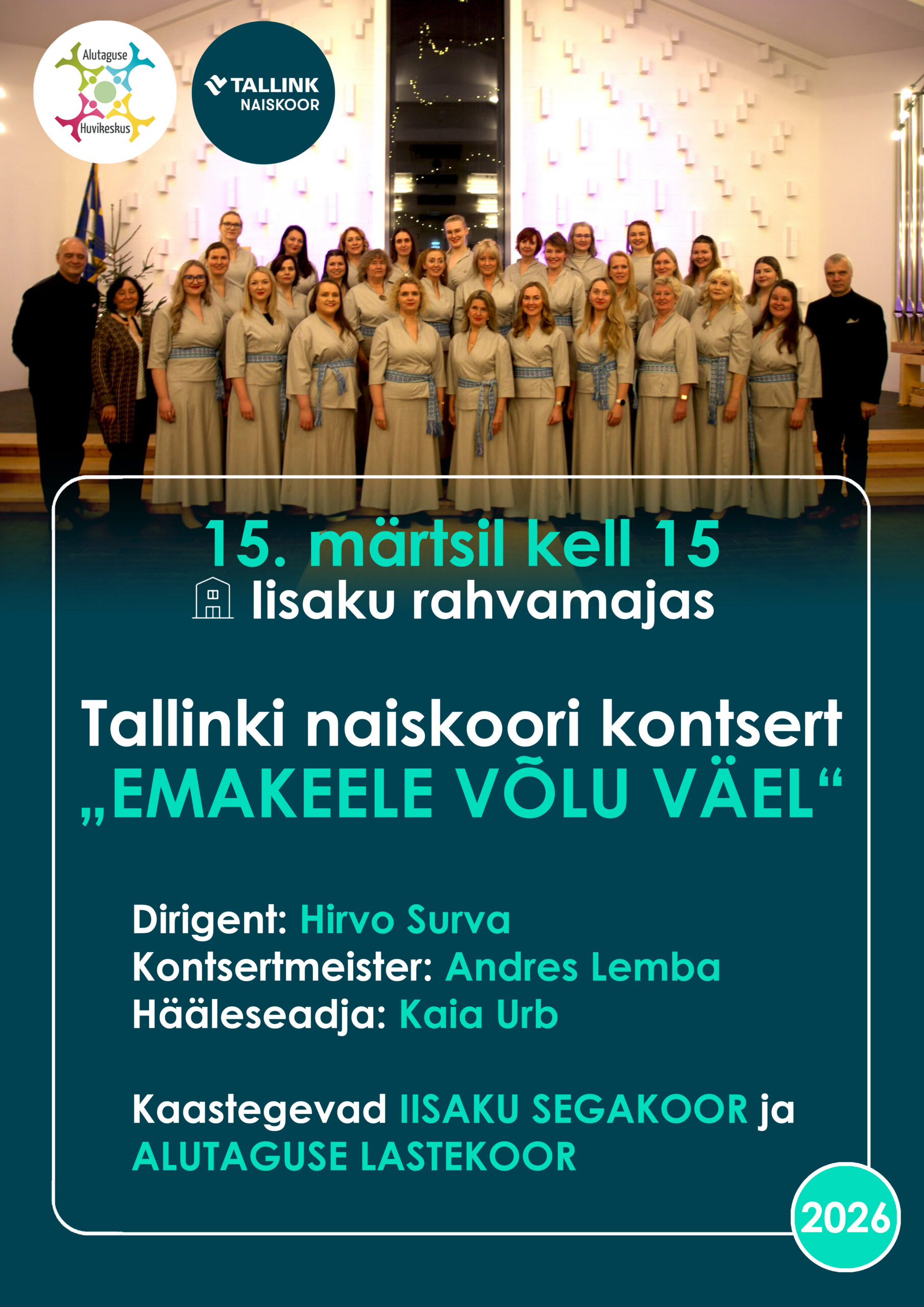Tallink Women’s Choir concert “The magic of the mother tongue”