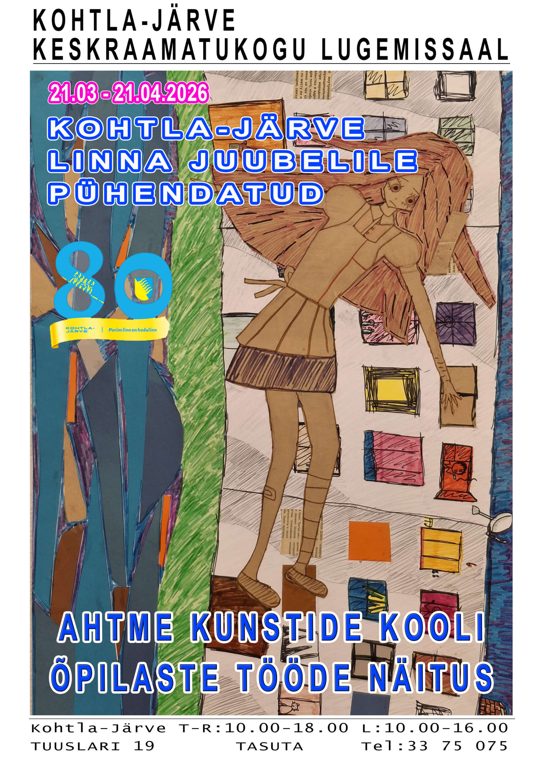 Exhibition of works by students of Ahtme Arts School