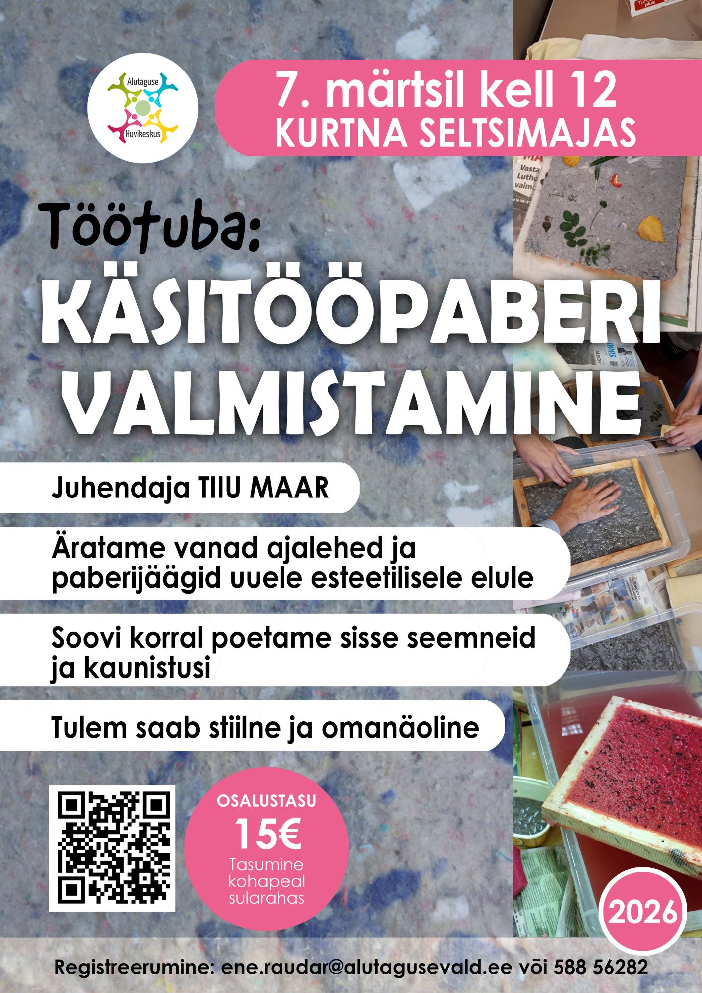 Craft paper making workshop