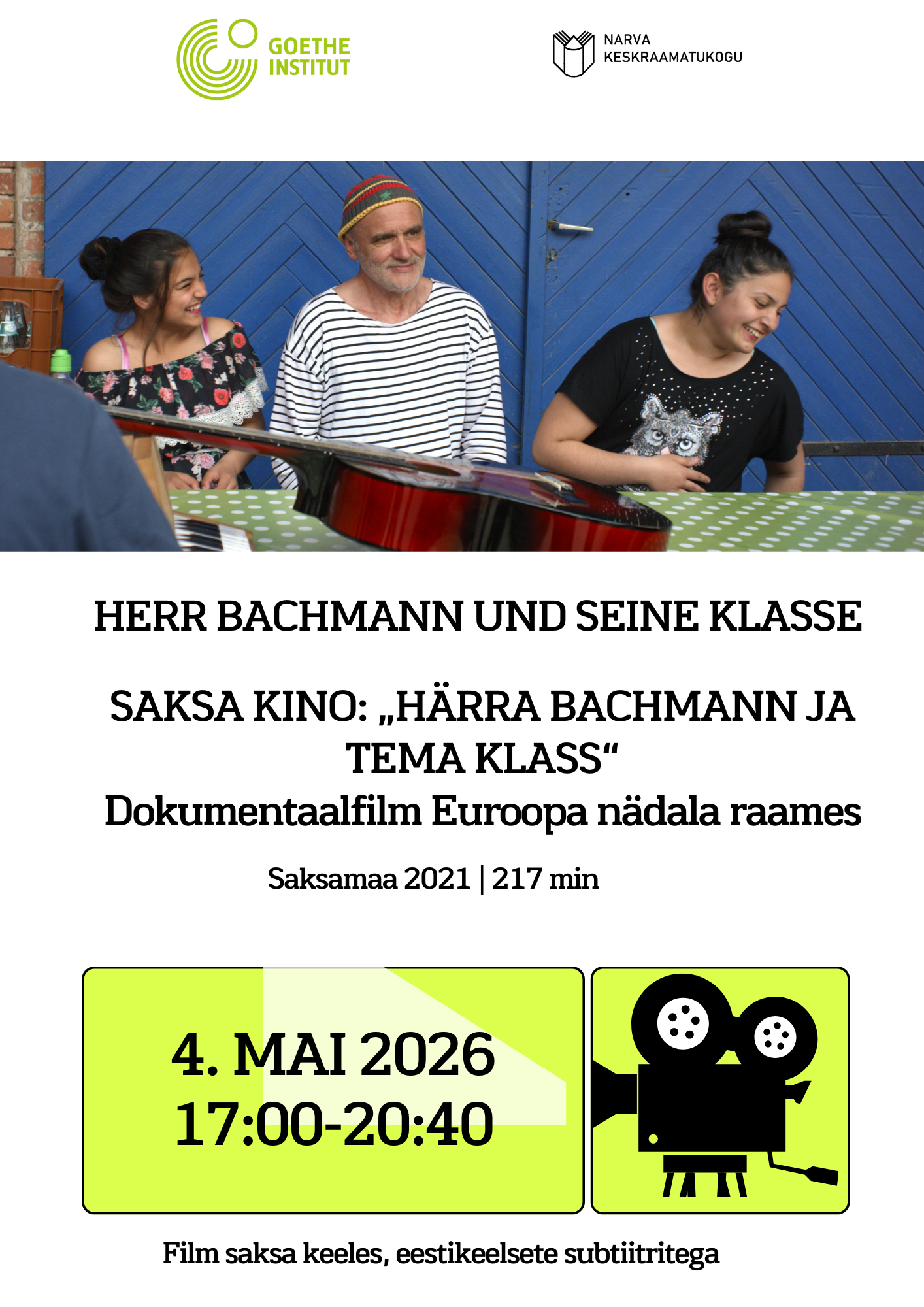 German cinema: “Mr. Bachmann and his class”