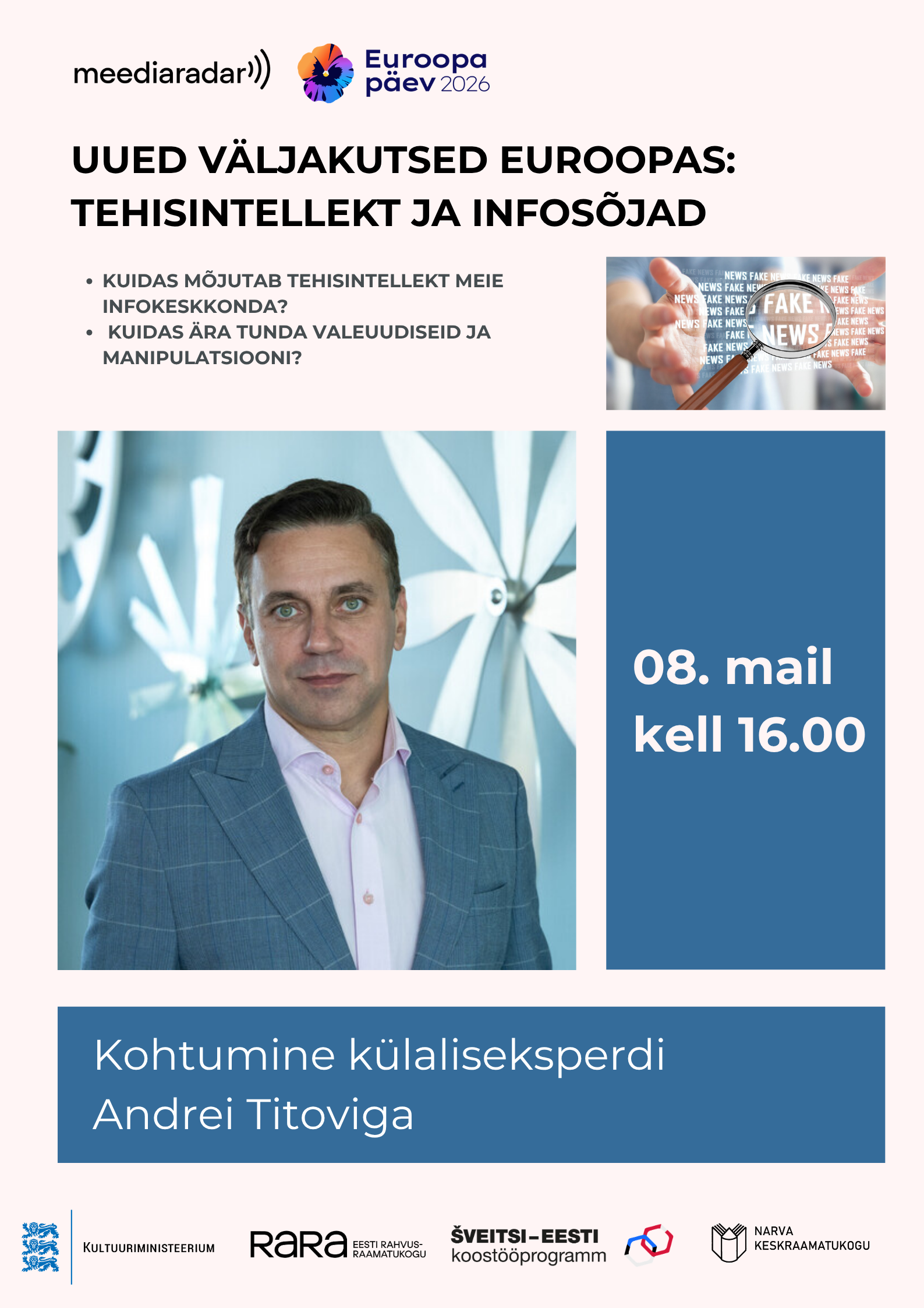 Meeting with guest expert Andrei Titov.