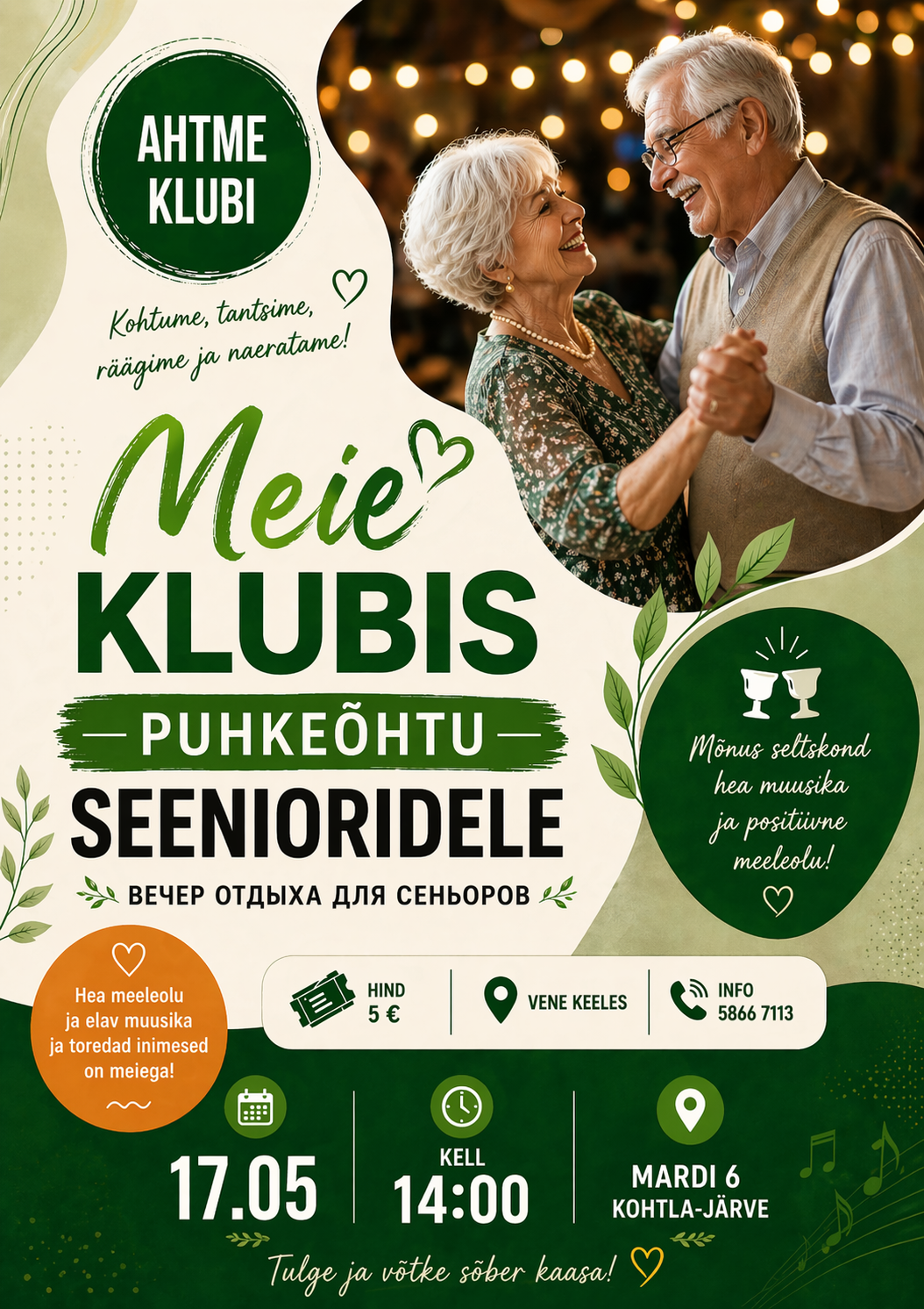 Seniors’ evening in “Our club”