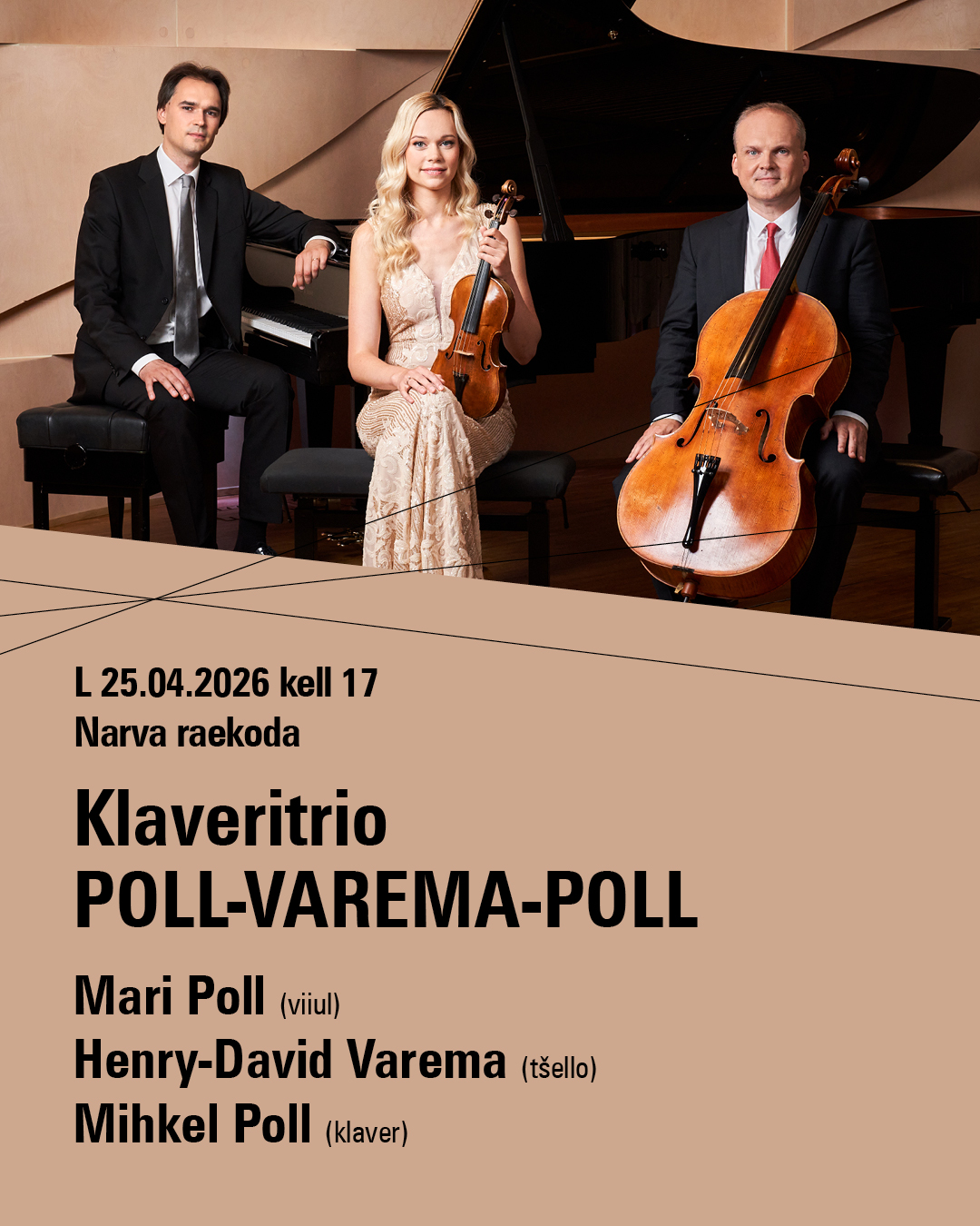 Klaveritrio Poll-Varema-Poll