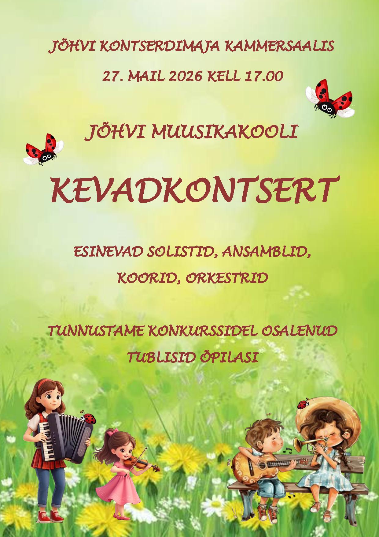 Jõhvi Muusikakooli Kevadkontsert