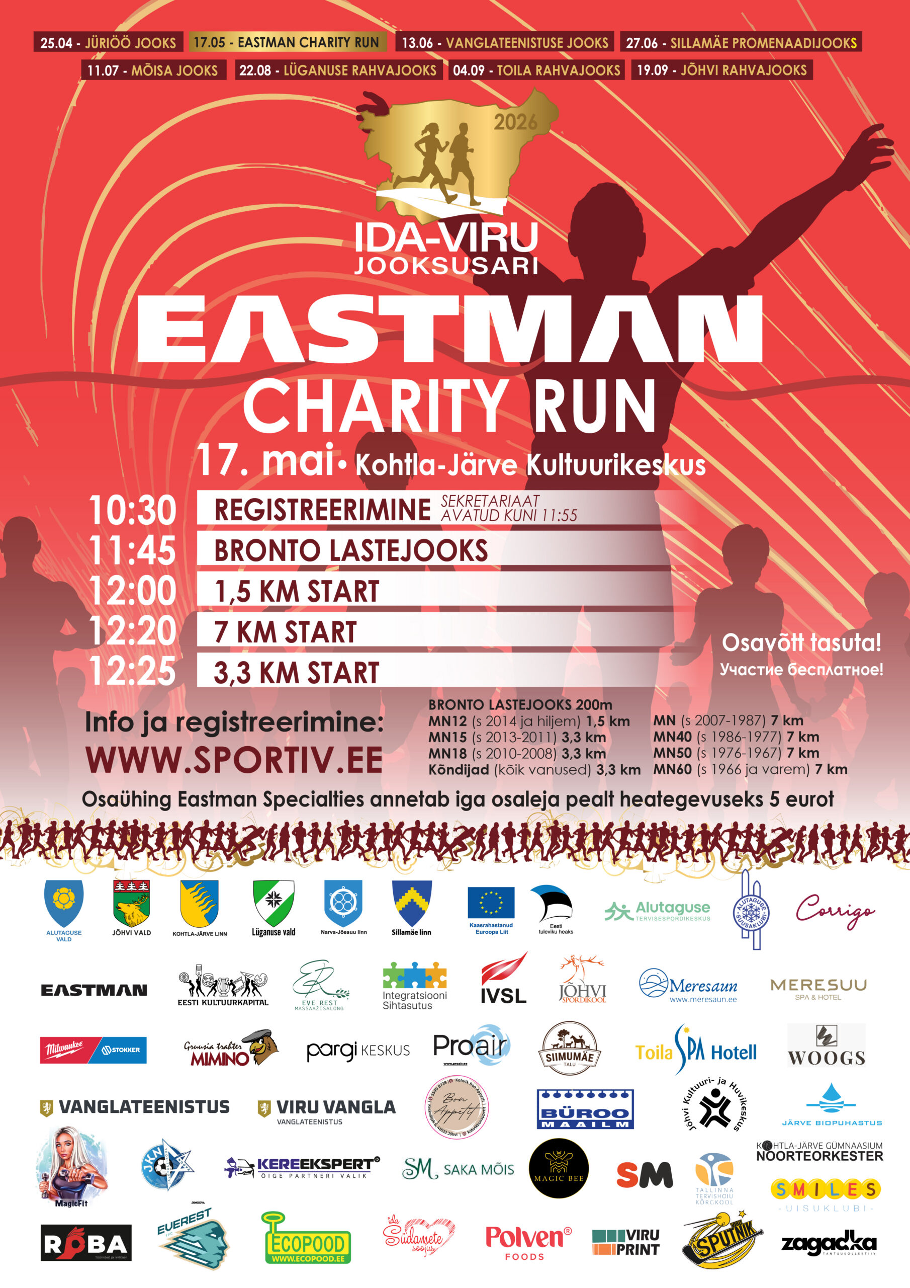Ida-Viru jooksusari – Eastman Charity Run