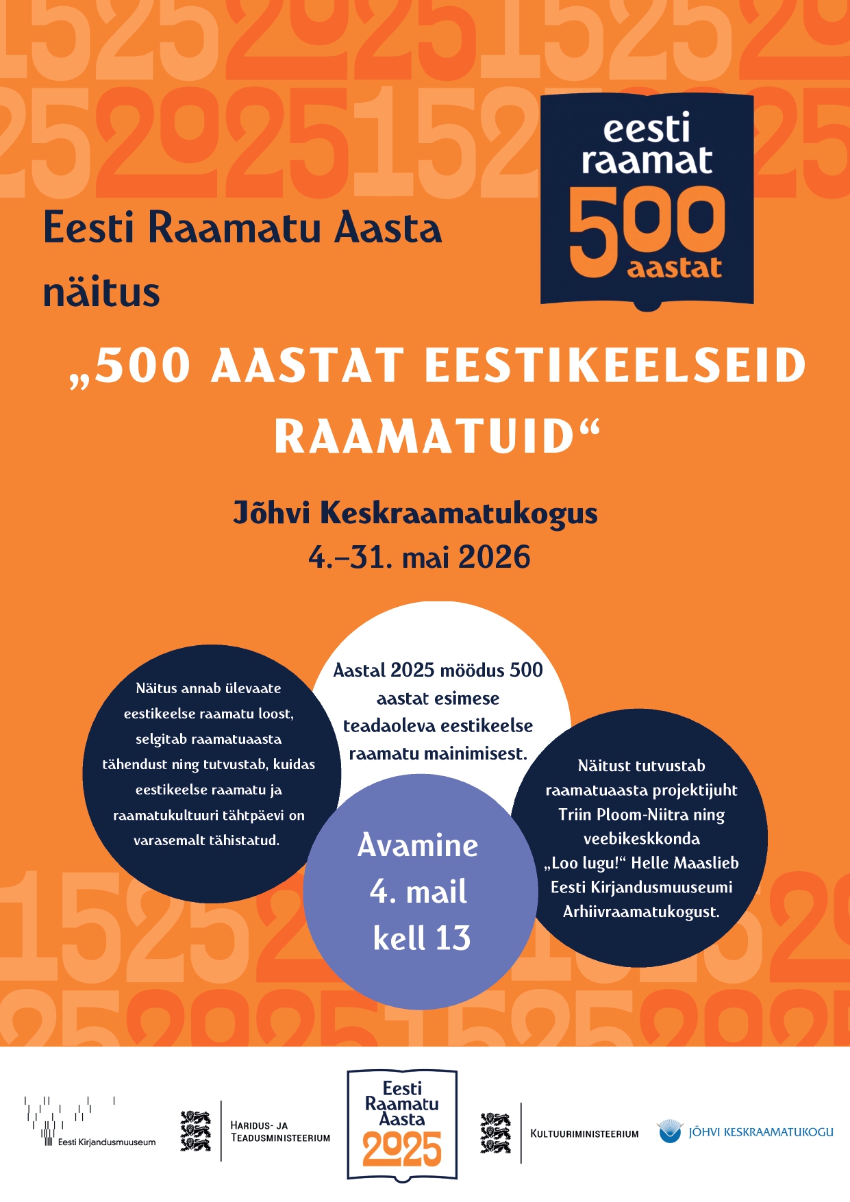 Exhibition “500 years of books in Estonian”