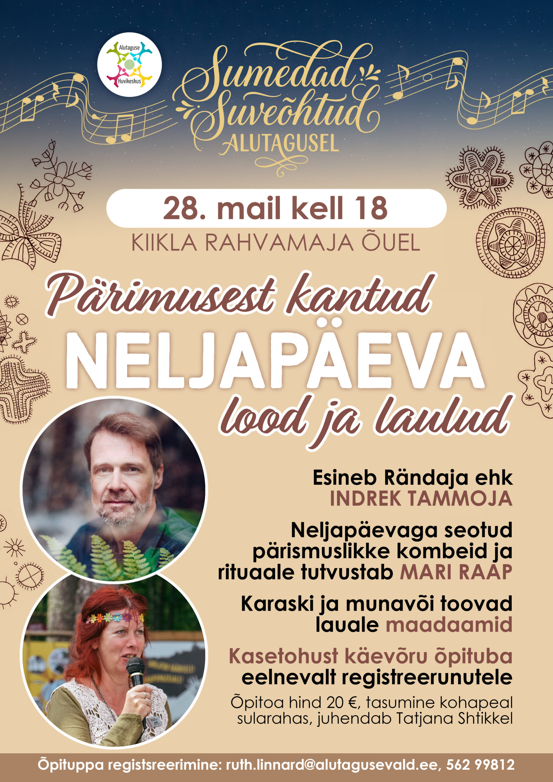 Dull summer evenings at Alutagus “Thursday stories and songs from tradition”