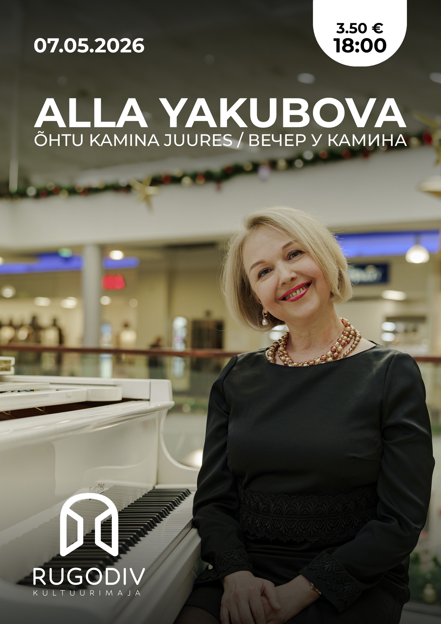 An evening by the fireplace with Alla Yakubova