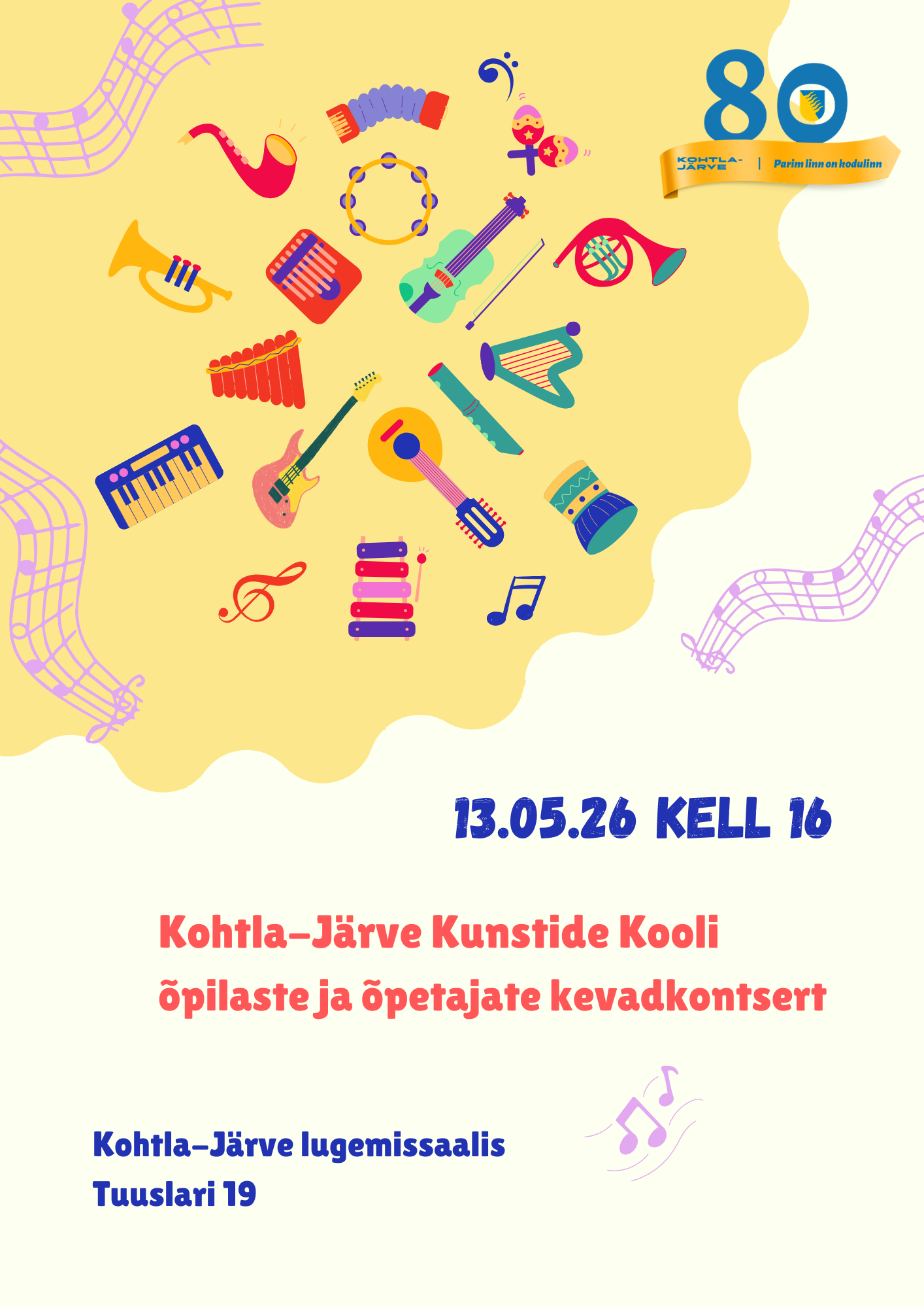 Spring concert of Kohtla-Järve School of Arts
