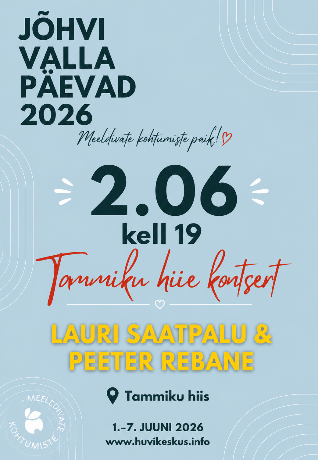 Jõhvi valla päevad 2026 • 2.06 Tammiku hiie kontsert