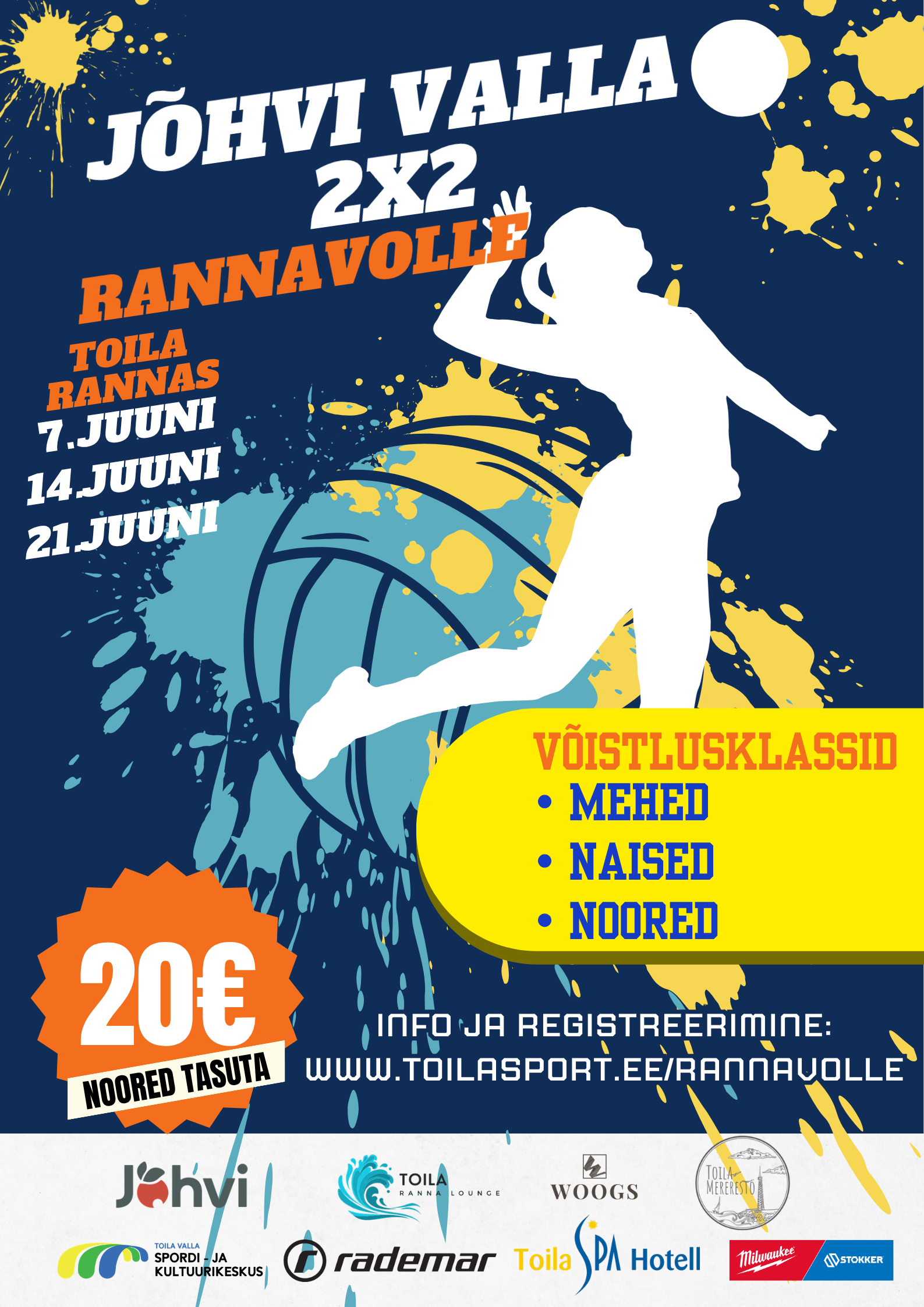 Jõhvi municipality 2×2 beach volley