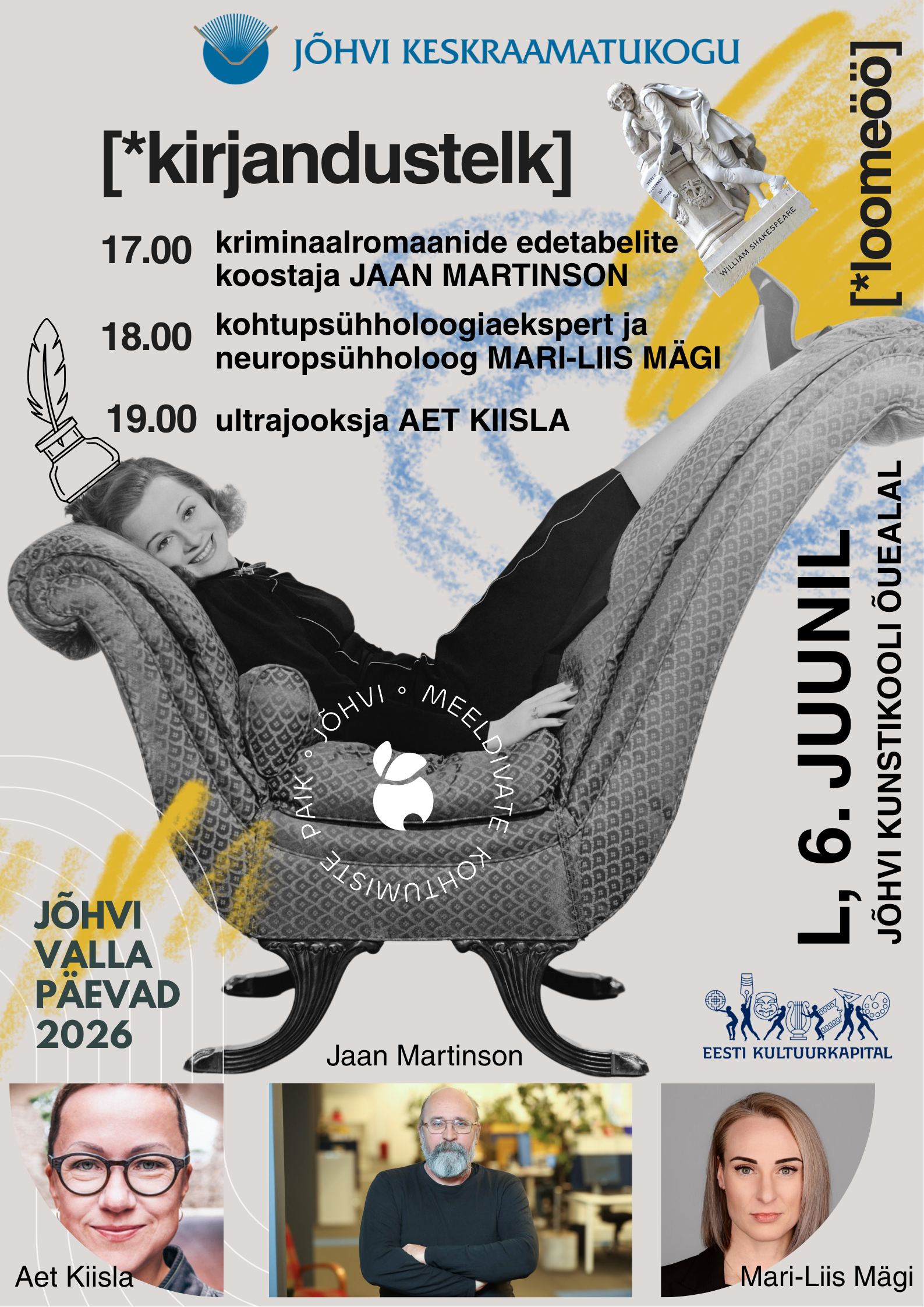 Jõhvi library literature tent