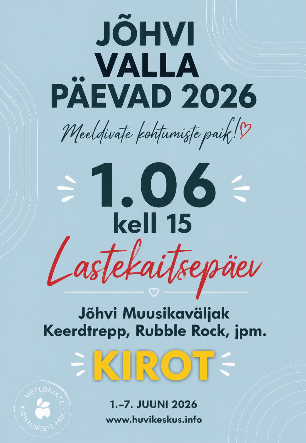 Jõhvi valla päevad 2026 • 1.06 Lastekaitepäev