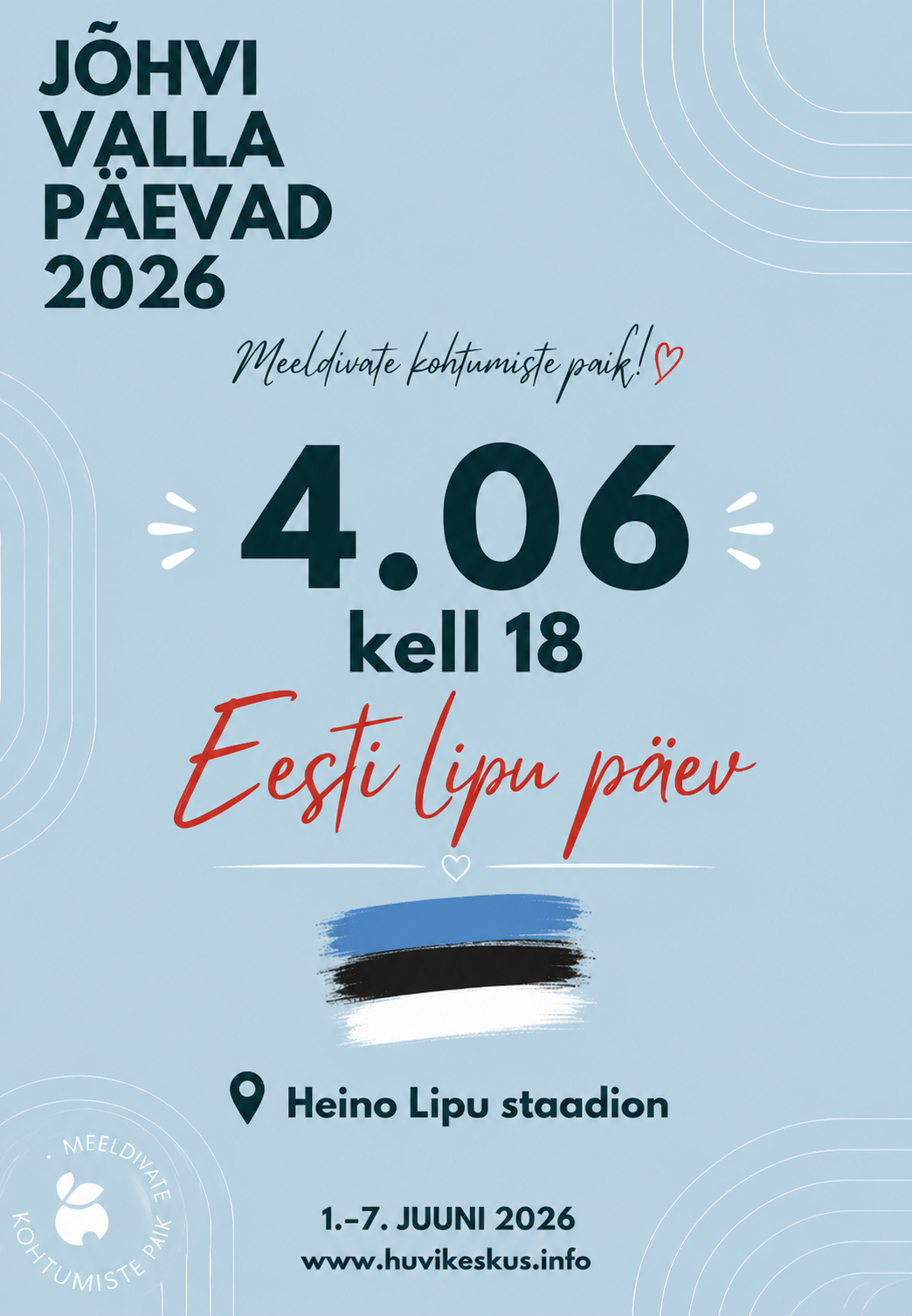 Jõhvi valla päevad 2026 • 4.06 Eesti lipu päev