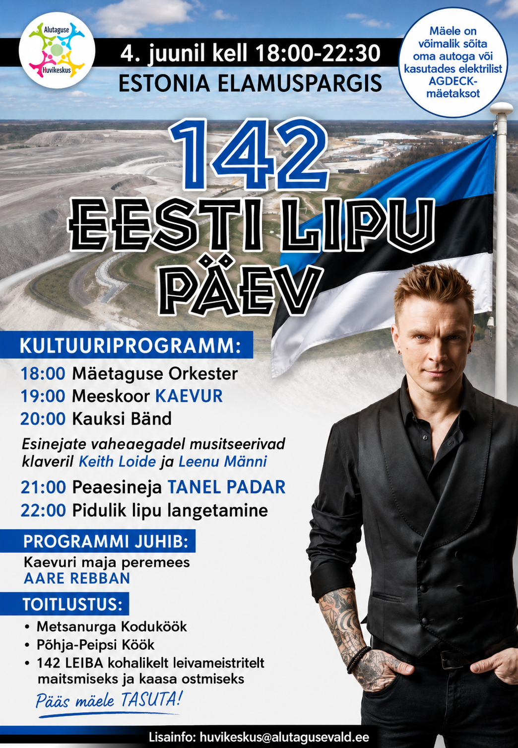 142. Day of the Estonian flag in Estonia Elamuspark