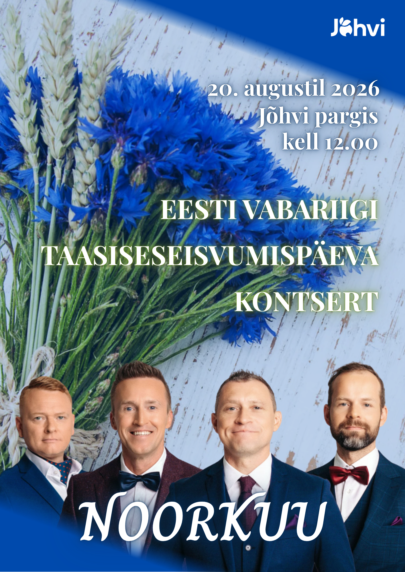 Republic of Estonia Independence Day concert in Jõhvi Park