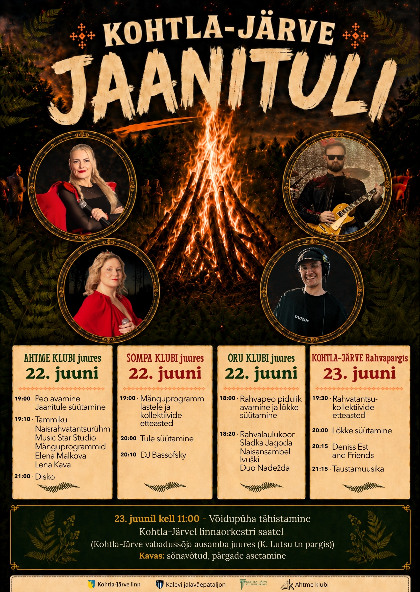 Kohtla-Järve Midsummer Bonfires 2026
