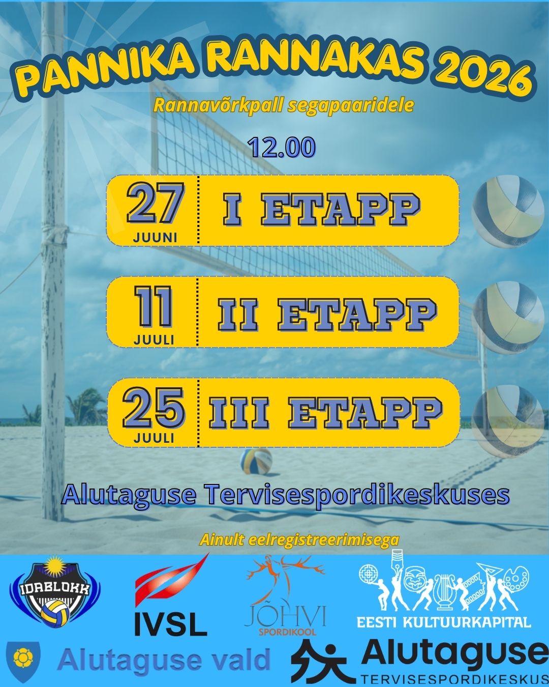 Pannika rannakas 2026 stages
