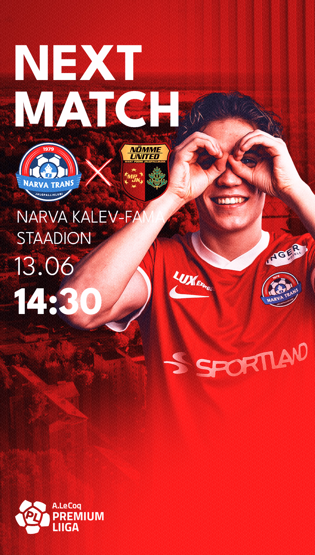 A. Le Coq Premium League: JK Narva Trans vs FC Nõmme United