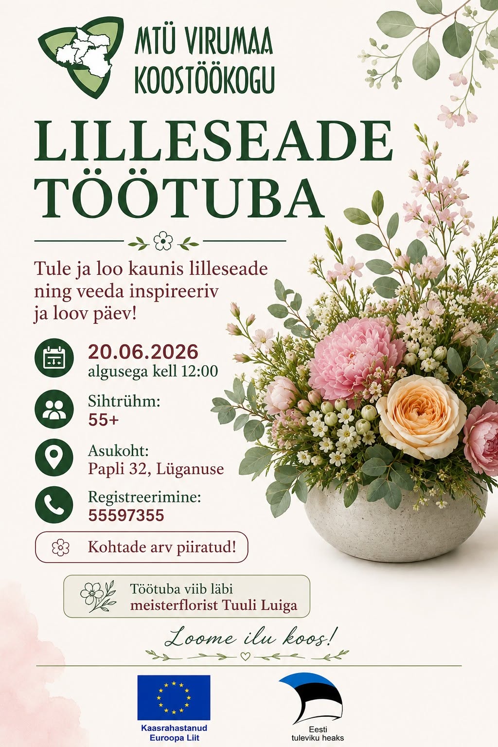 Flower arrangement workshop
