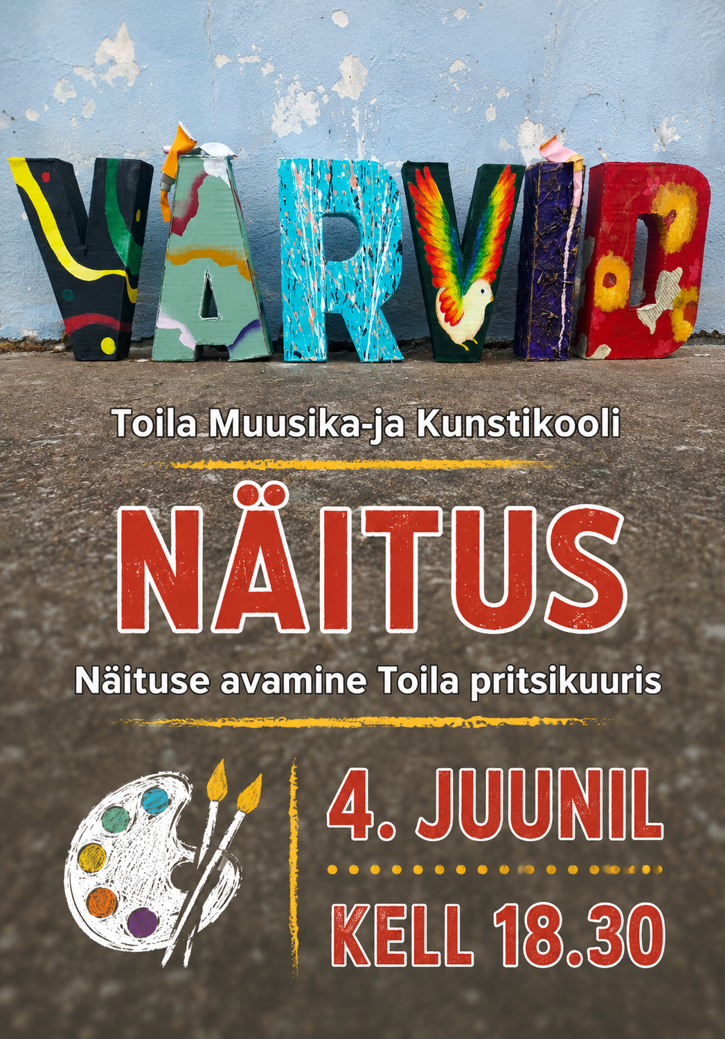 Exhibition of Student Works by Toila Music and Art School