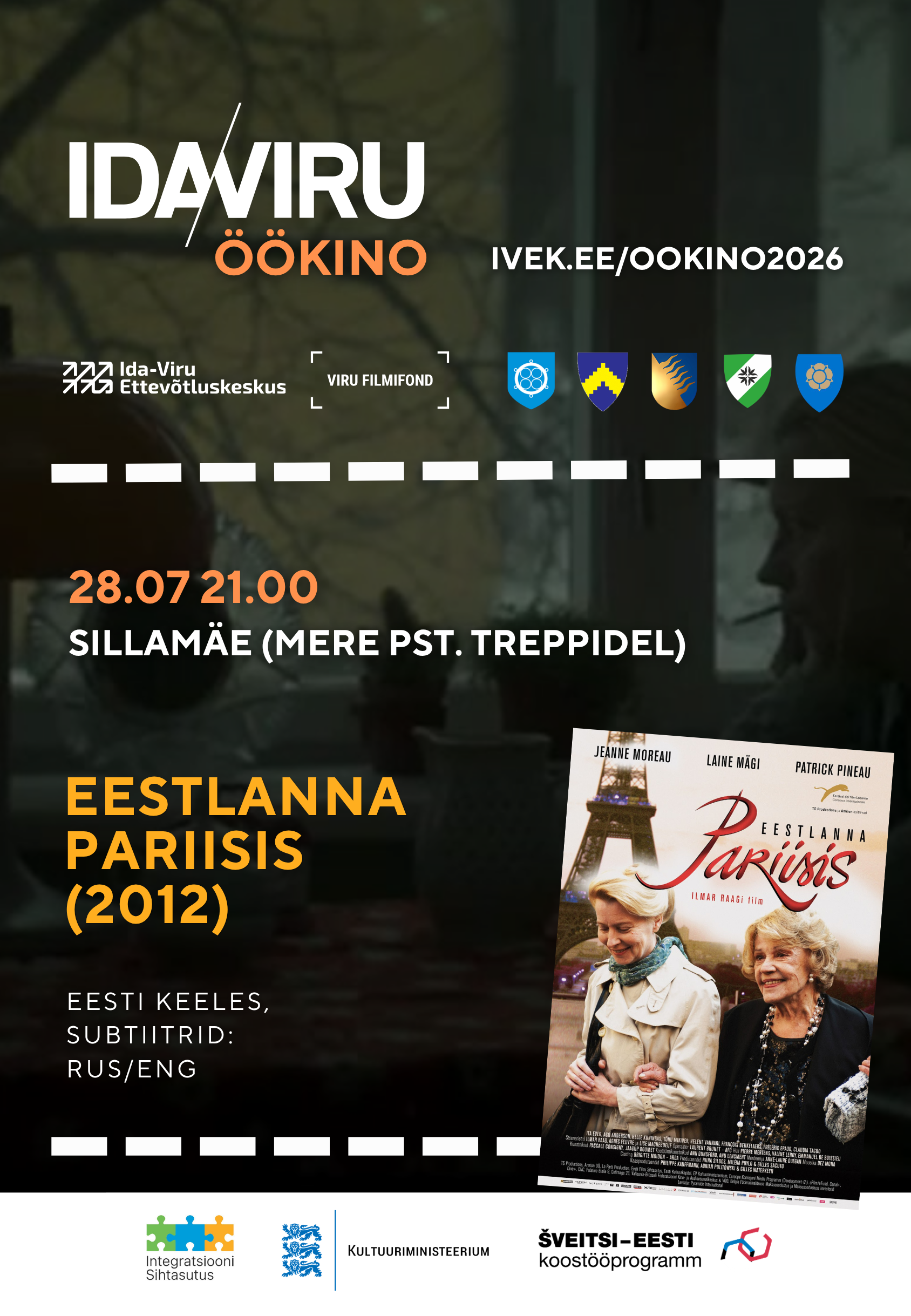 IDA-VIRU NIGHT CINEMA 2026: drama “Estonian in Paris”
