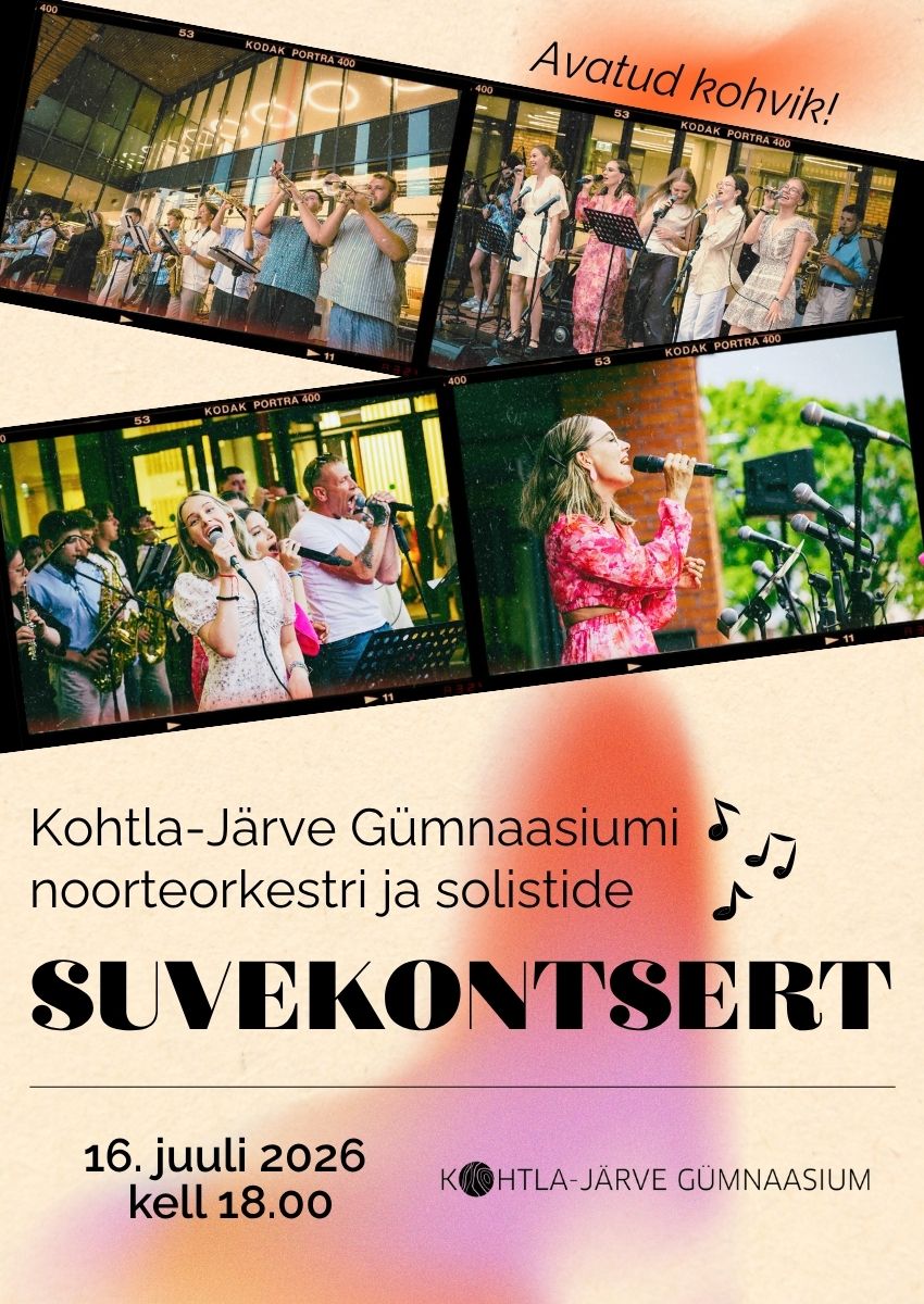 Summer concert of Kohtla-Järve High School