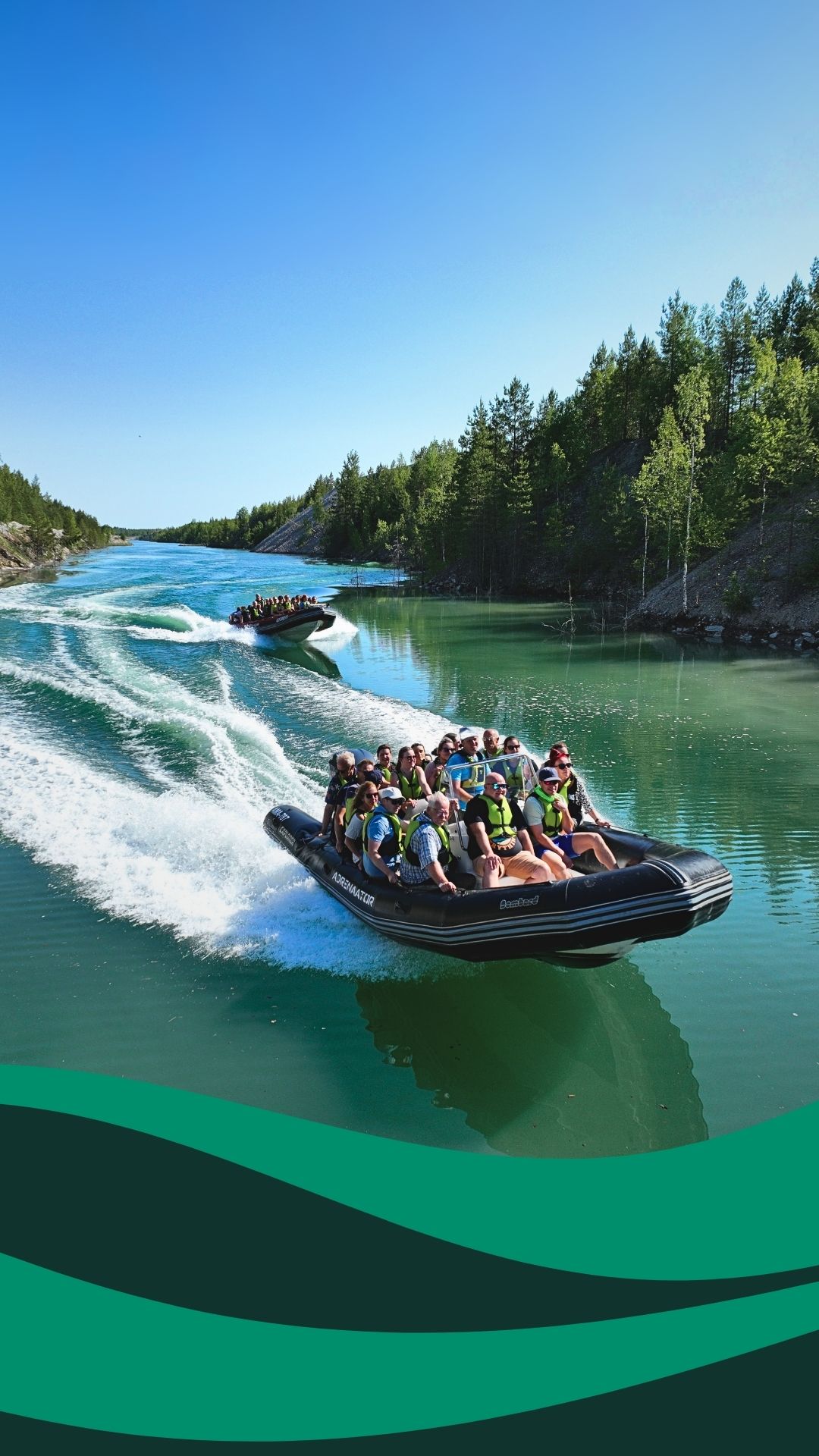 Motorboat Tour in the Aidu Quarry