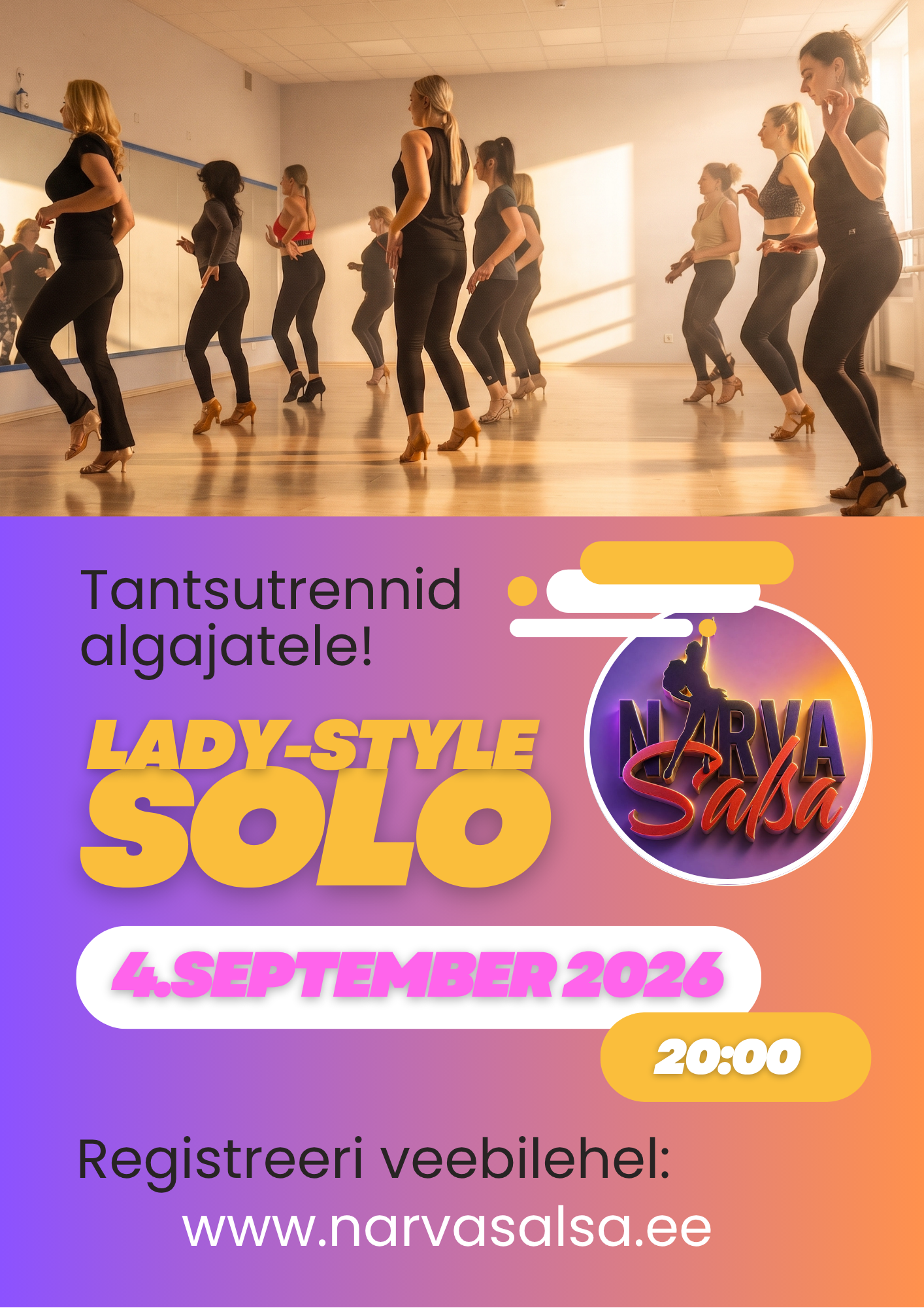 Open Lady-Style Solo dance class for beginners