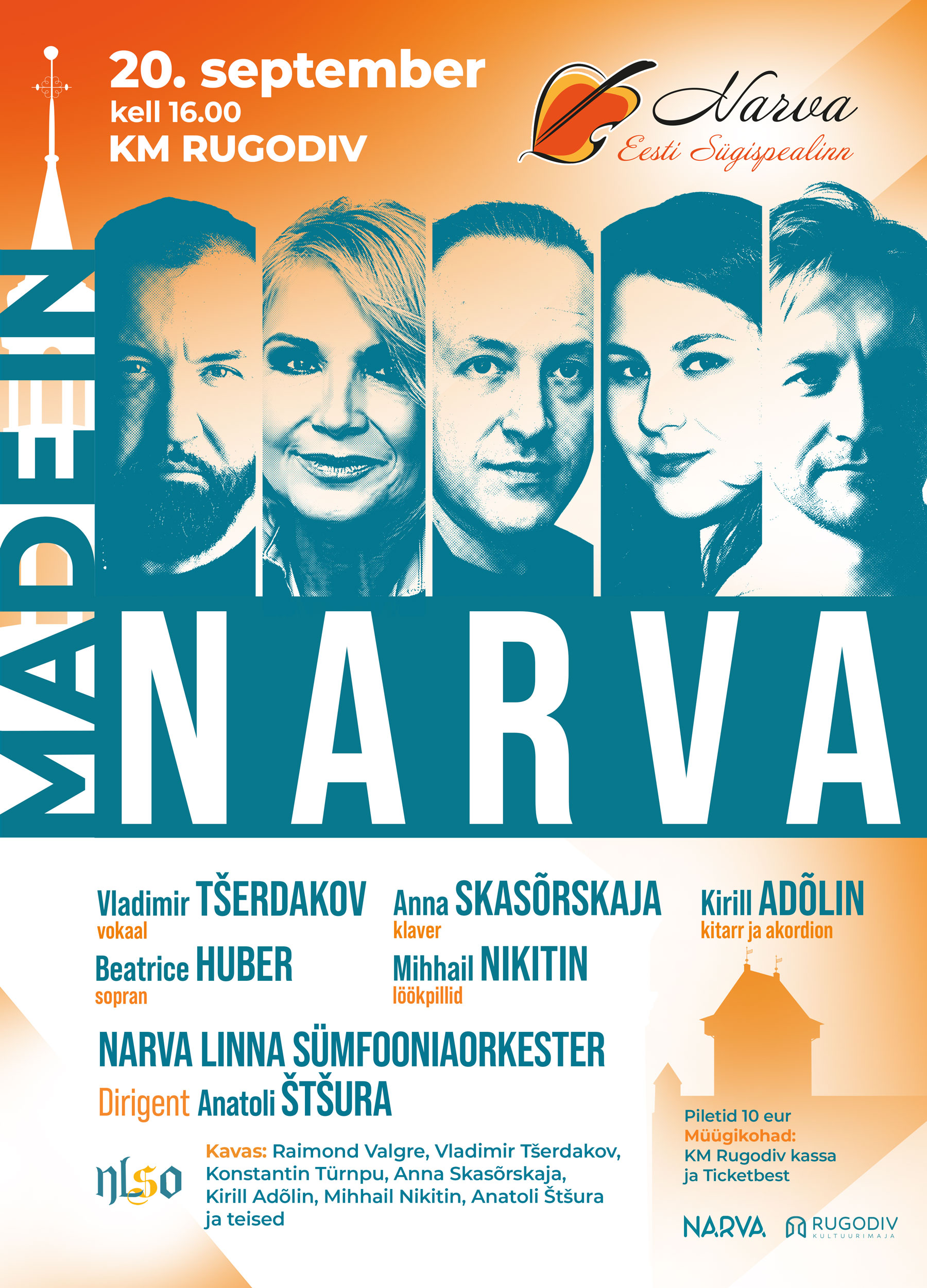 The official launch of the ‘Narva – Estonia’s Autumn Capital 2026’ programme and the ‘Made in Narva’ concert