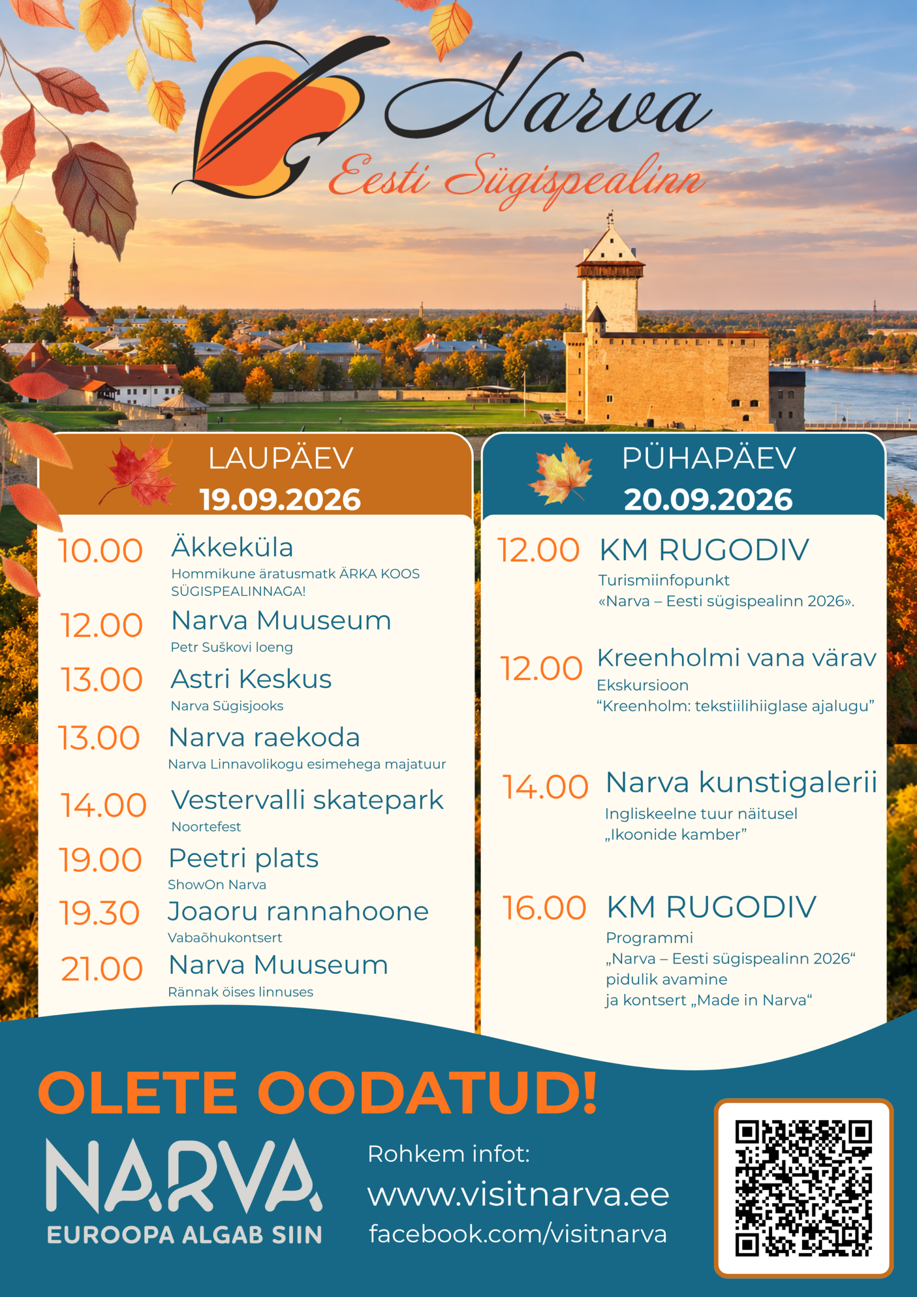 Opening of Narva – the autumn capital of Estonia