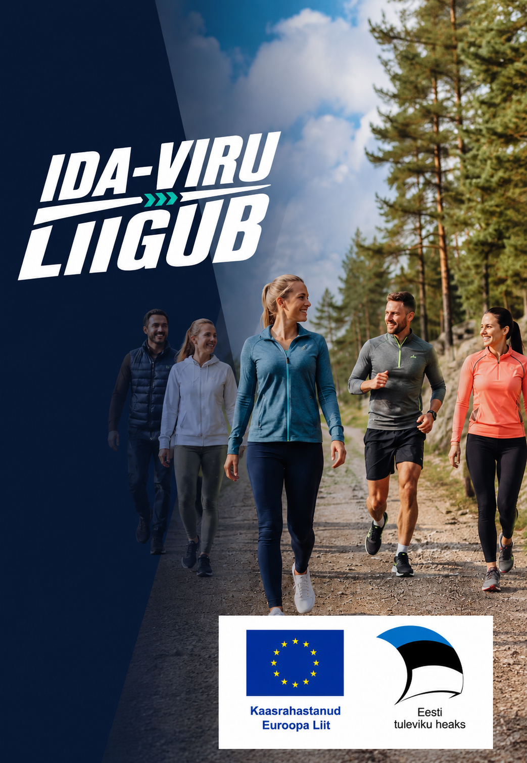 Running training in Jõhvi