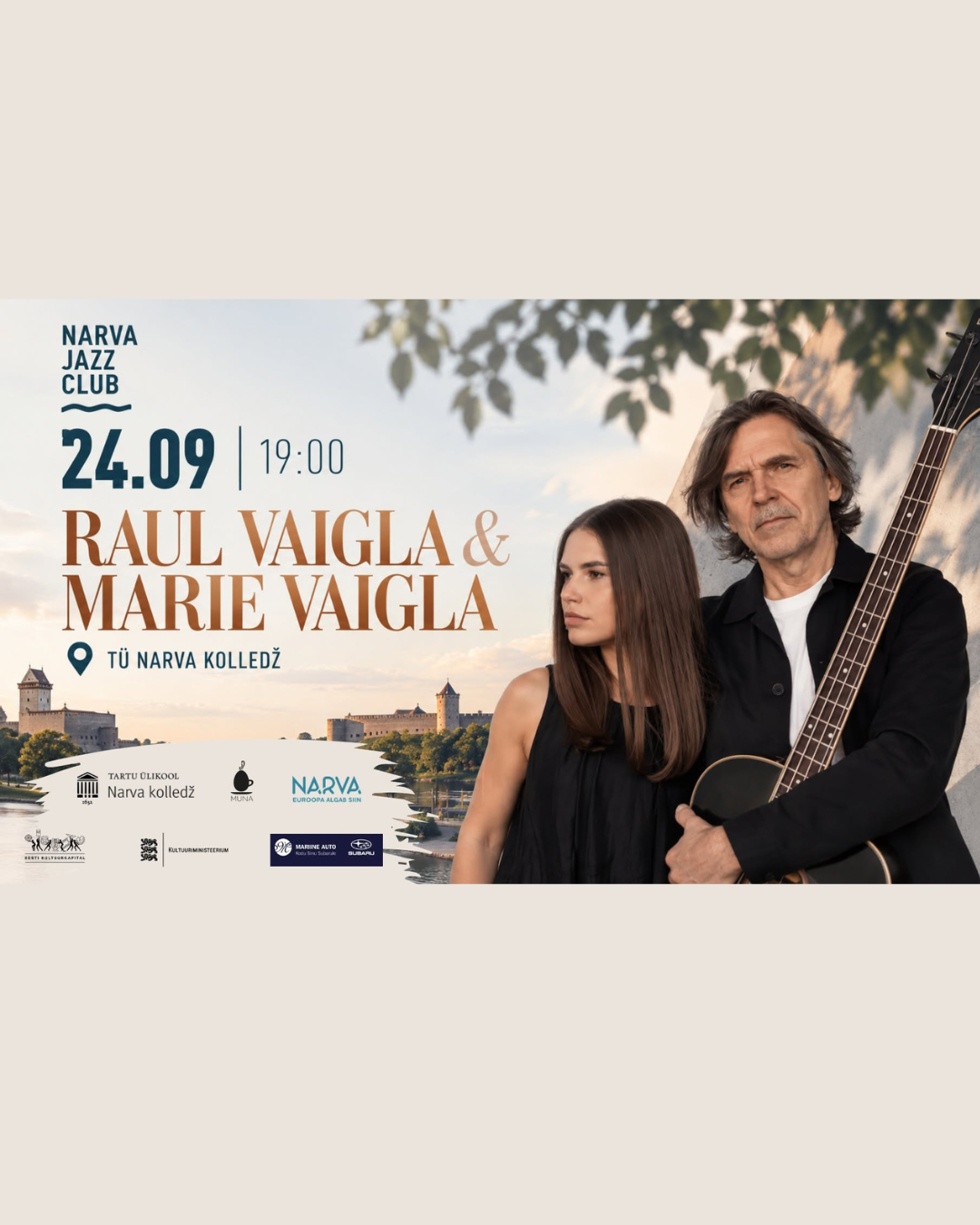Narva Jazz Club: Season-opening concert – Raul Vaigla & Marie Vaigla