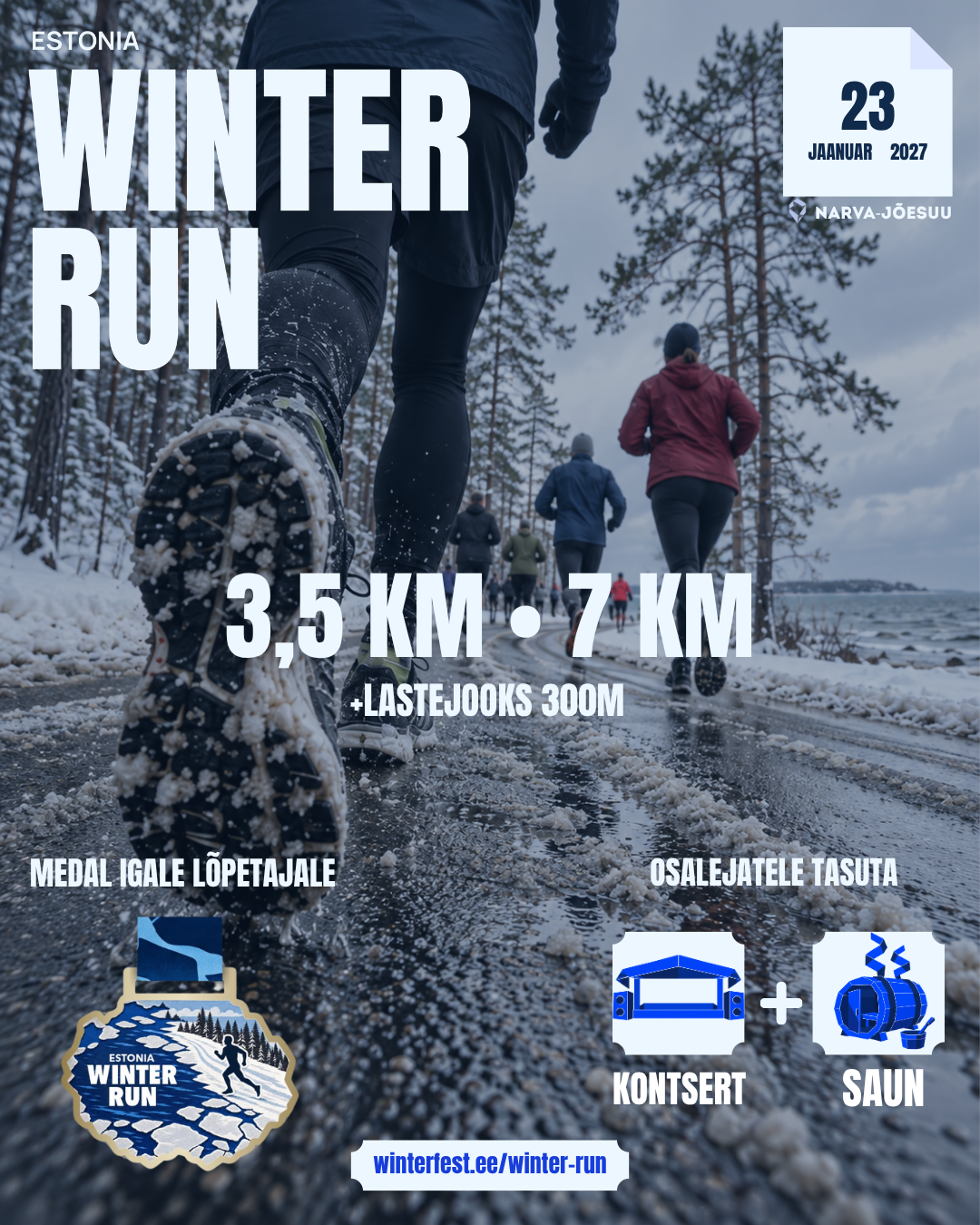 WINTER RUN – talvine jooks Narva-Jõesuus