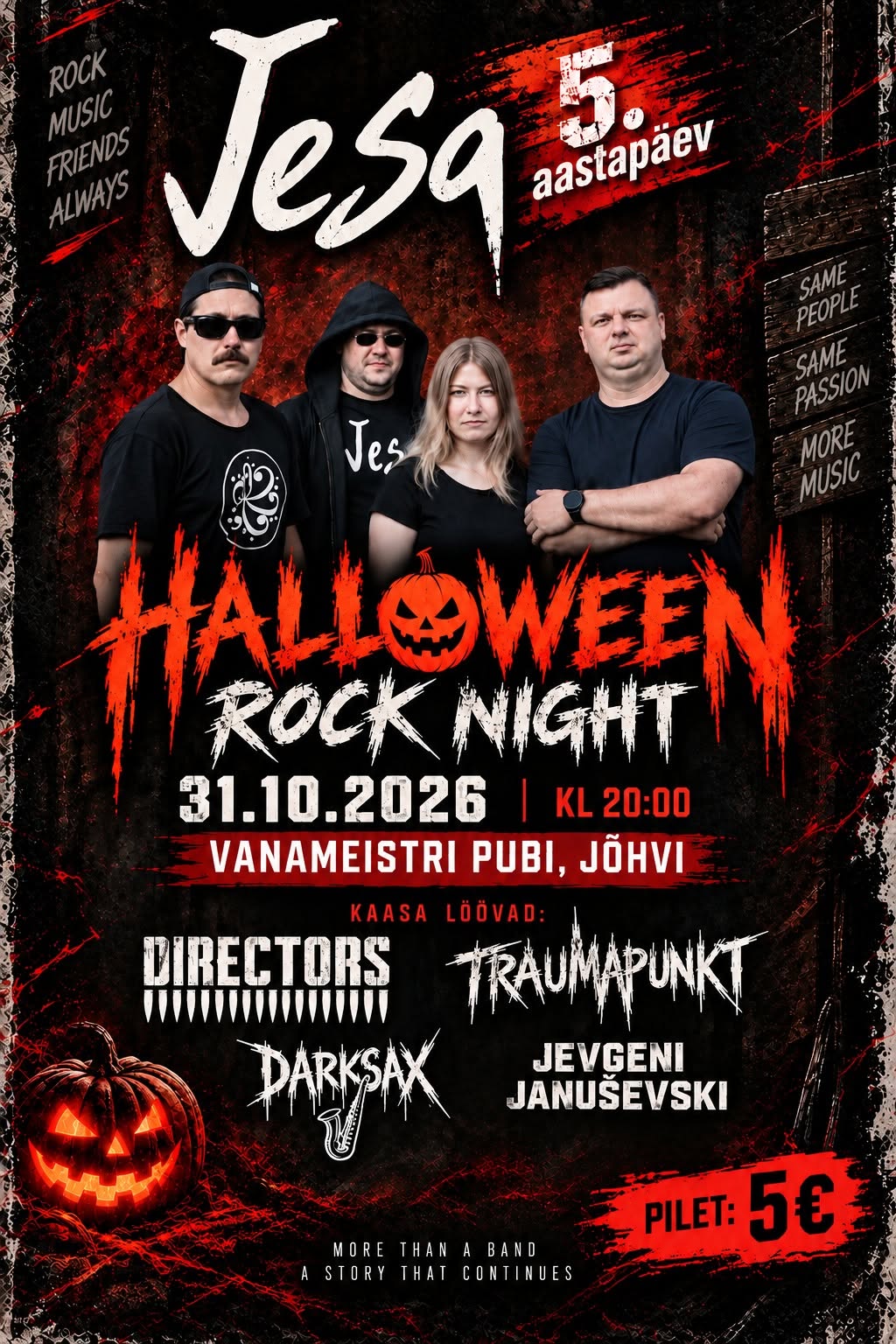 JESA — HALLOWEEN ROCK NIGHT