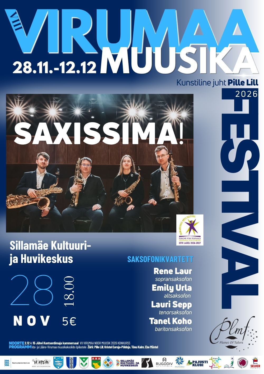 Saksofonikvartett SAXISSIMA!