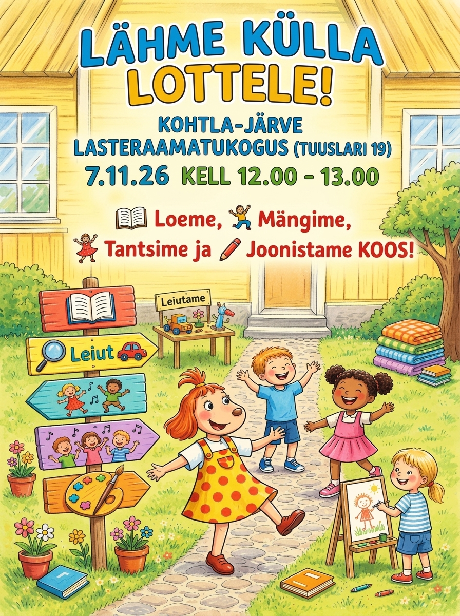 Lähme külla Lottele! Пойдём в гости к Лотте!
