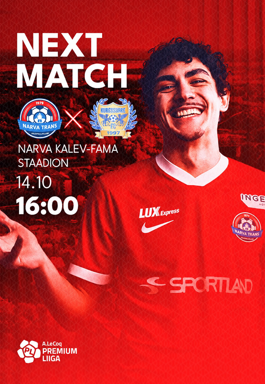 A. Le Coq Premium League: JK Narva Trans vs FC Kuressaare