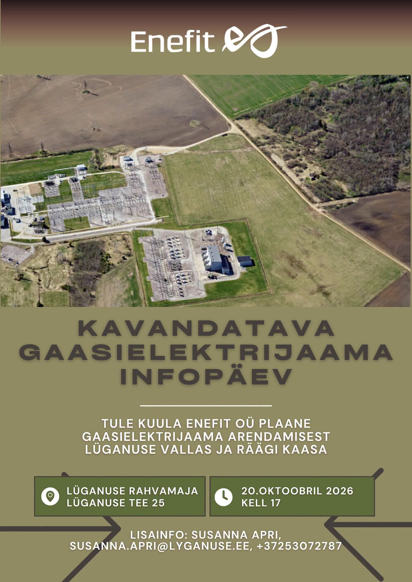 Kavandatava gaasielektrijaama infopäev